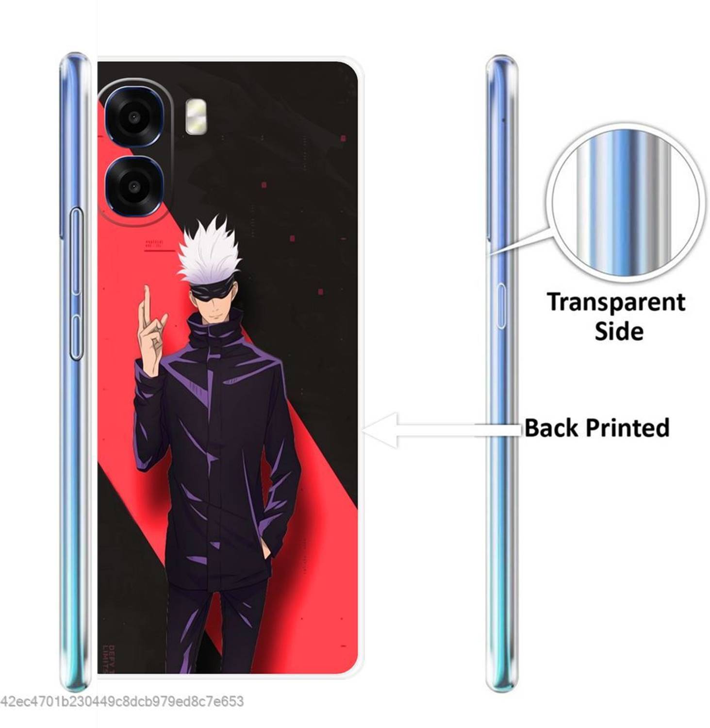 SATORU.O Zaplab Back Cover for OPPO A6X 5G,CPH2823, anime jujutsu kaisen