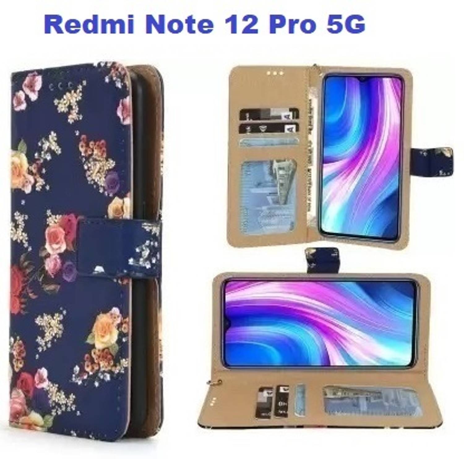 Aarov Flip Cover for Redmi Note 12 Pro 5G