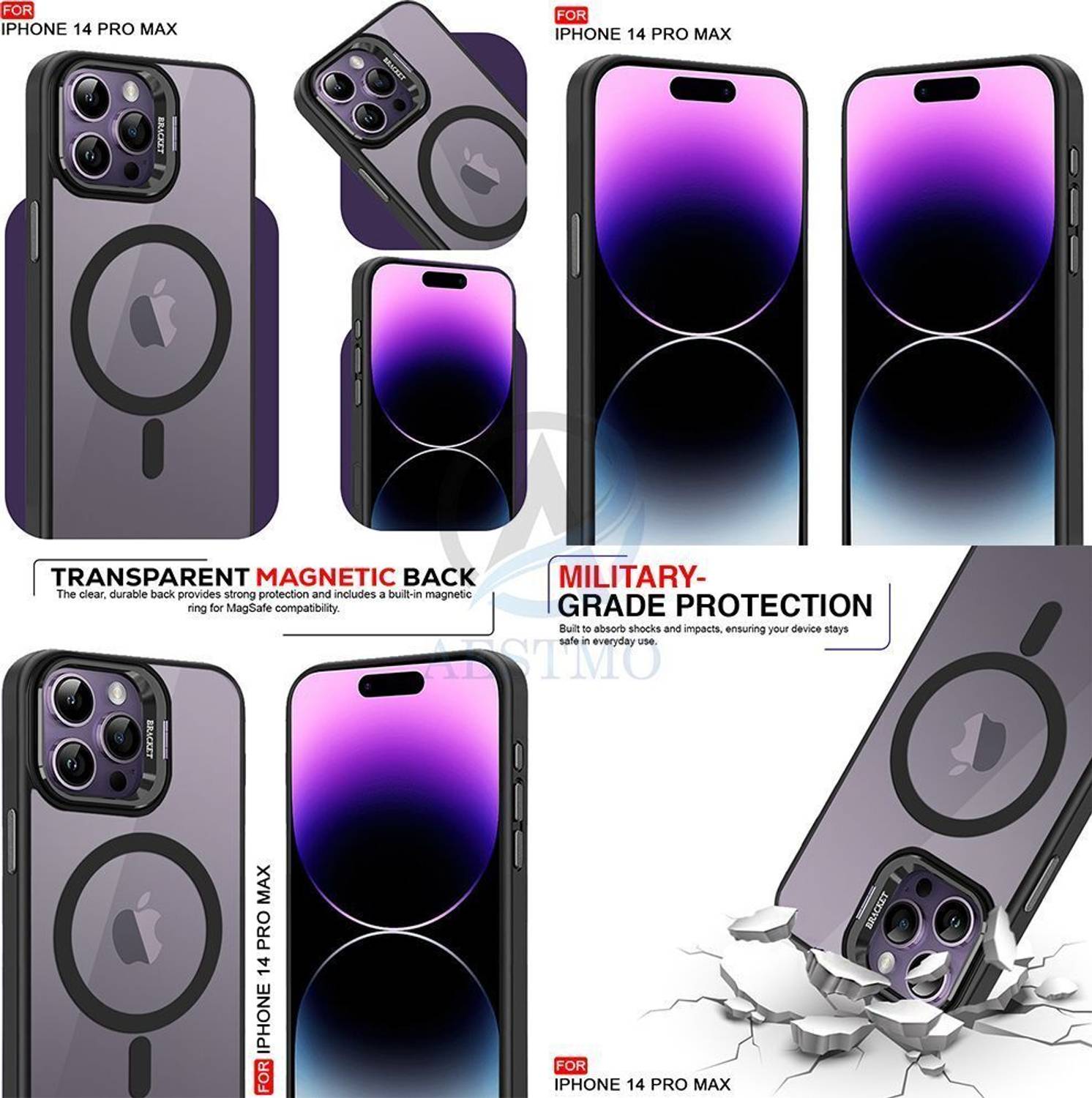 AESTMO iPhone 14 Pro Max TPU Back Cover - Image 5