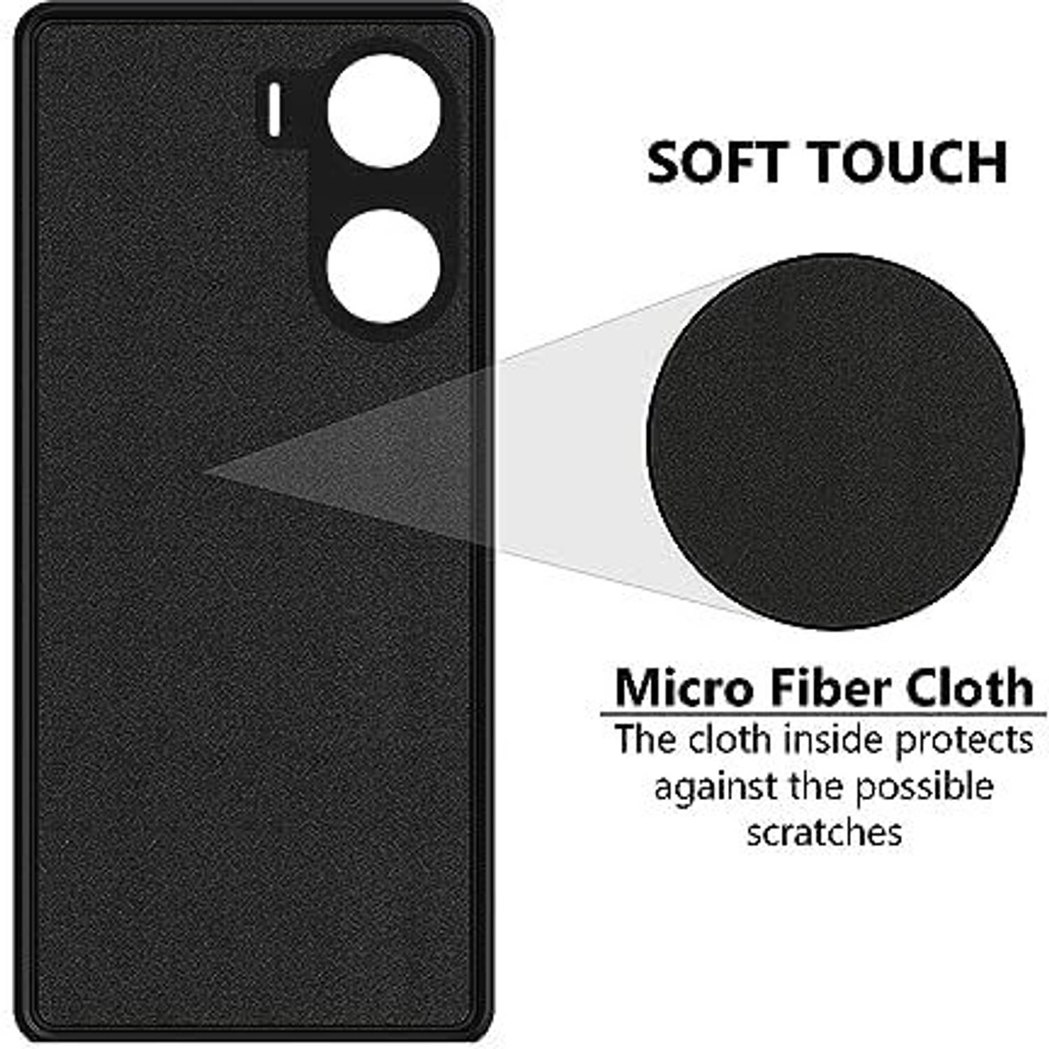 Toucch Back Cover for Vivo v29E Black - Image 5