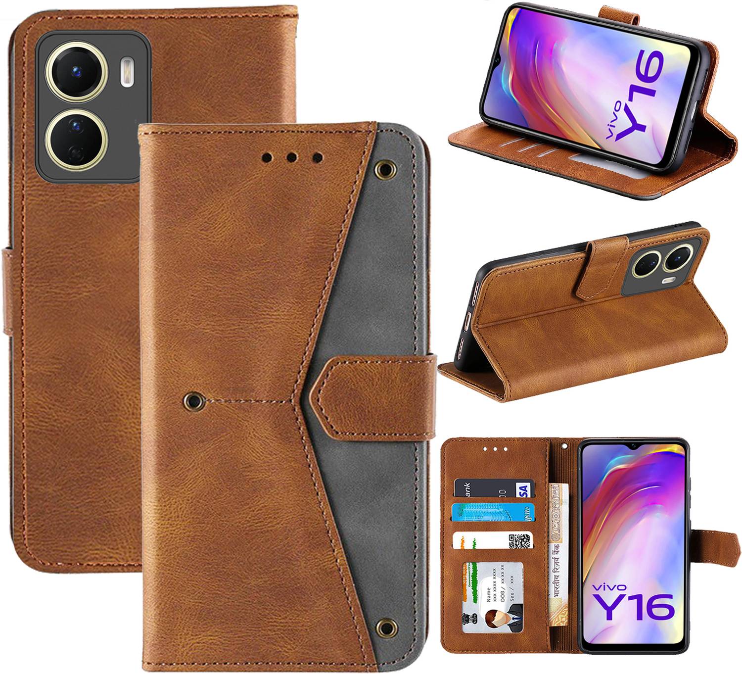 Autofocus Flip Cover for Vivo Y16