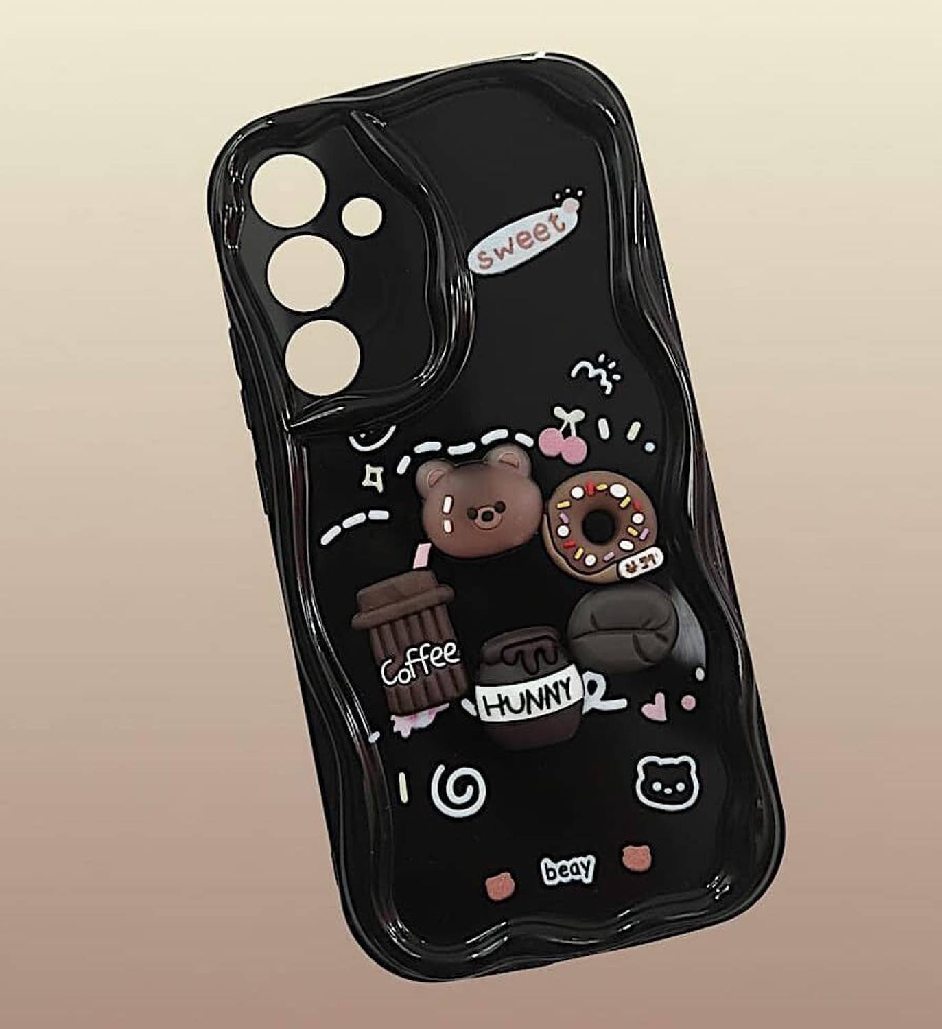 A3sprime Back Cover for Samsung Galaxy A55 5G, |Soft Silicon 3D Cartoon Shaped Anti Slip with Drop Protection|