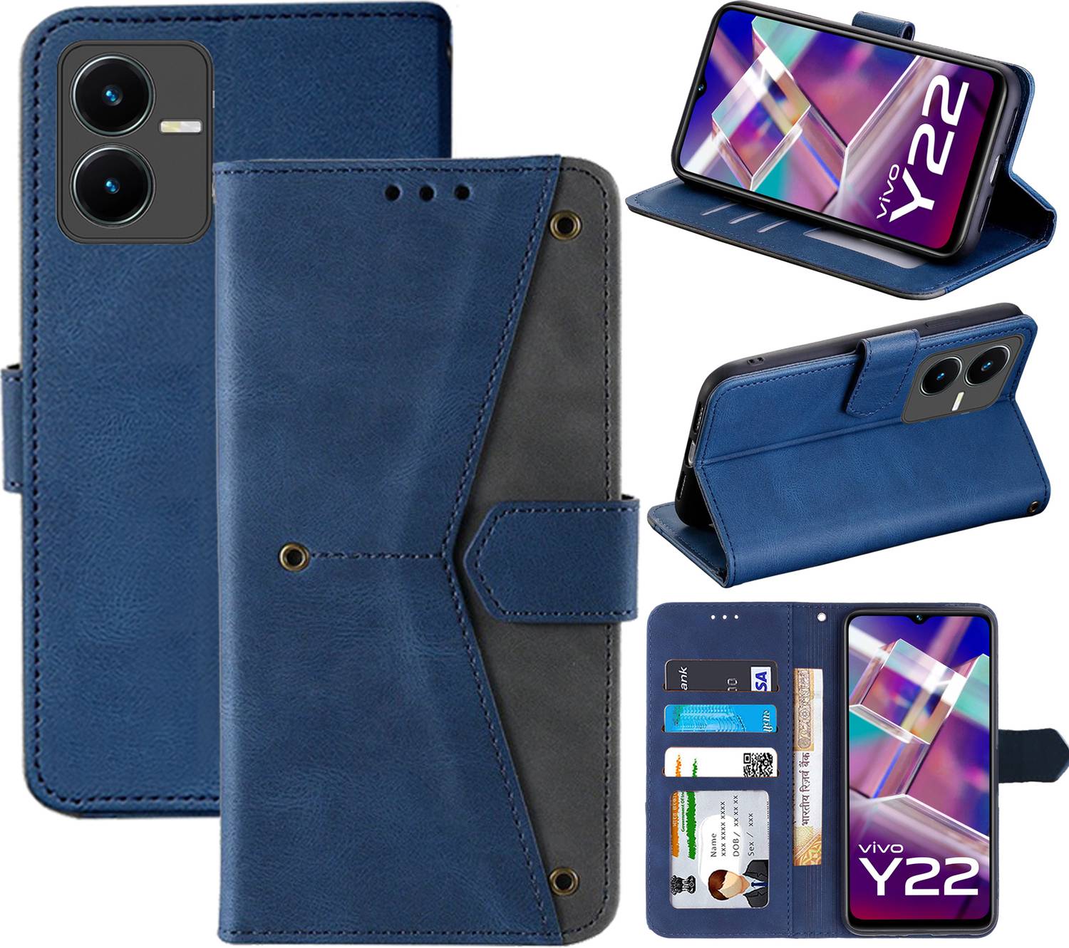 Autofocus Flip Cover for Vivo Y22
