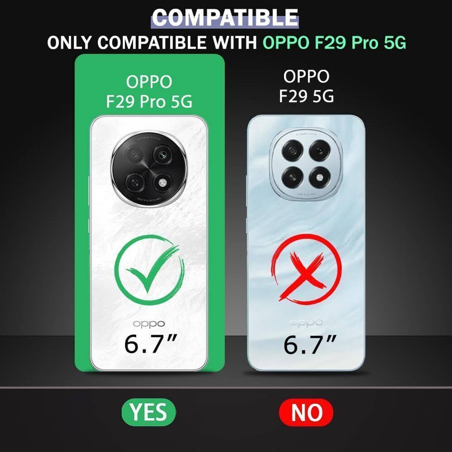 Micvir Back Cover for OPPO F29 Pro 5G - Image 2
