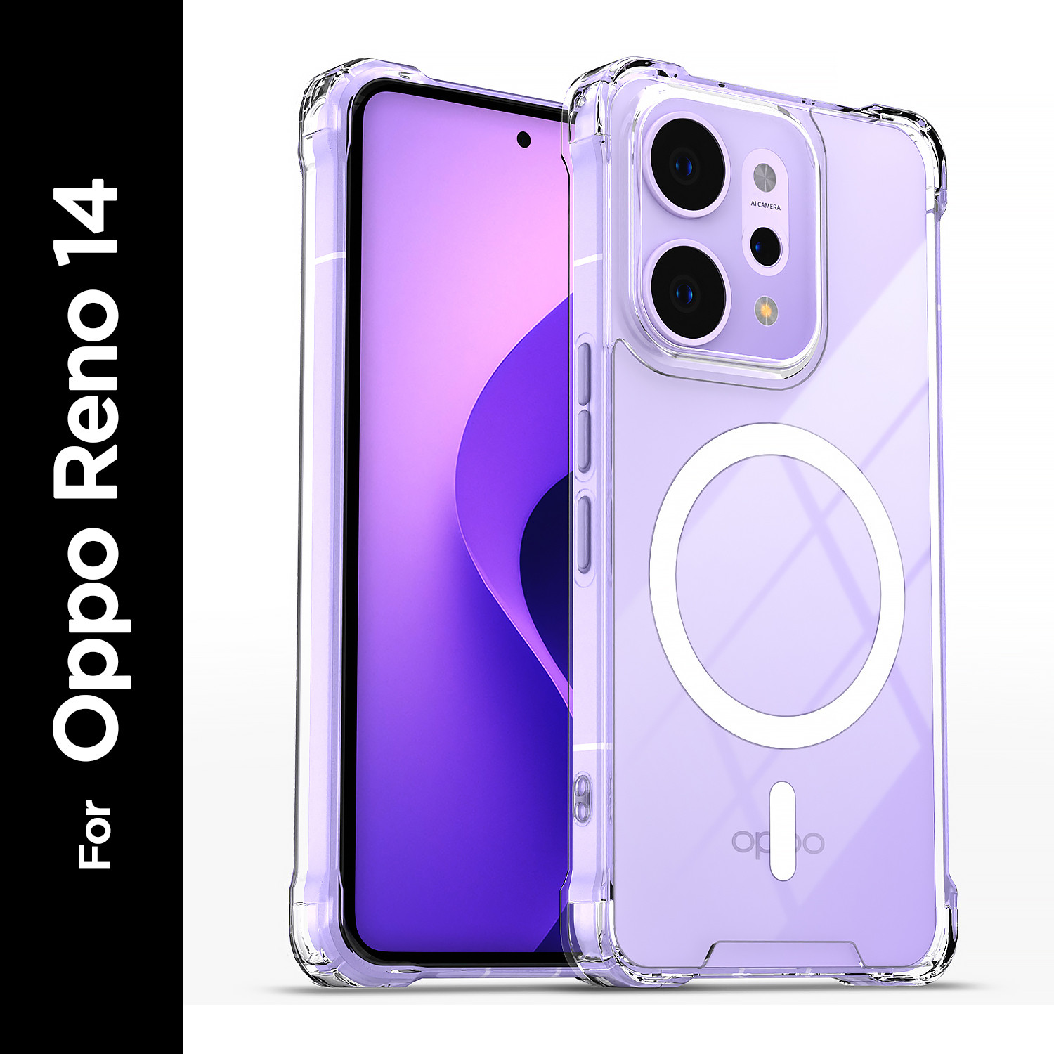 Image of Pikkme Back Cover for Oppo Reno 14 5G