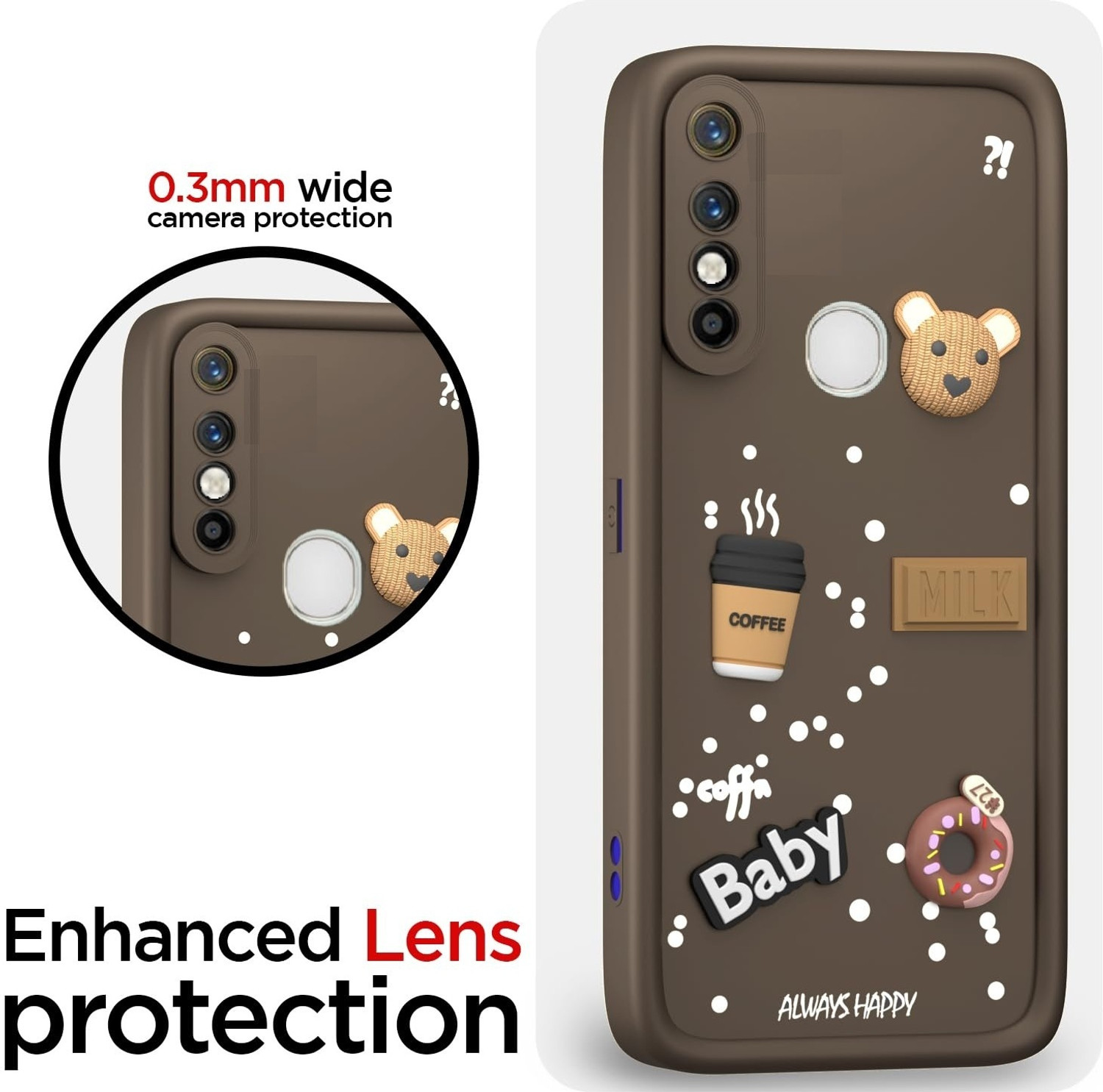 Image of Coverage Back Cover for Infinix Hot 8
