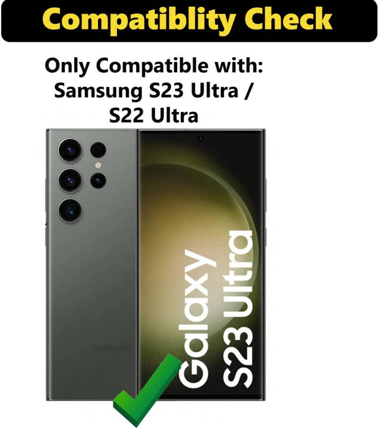 Dolbyte Back Cover for Samsung Galaxy S22 Ultra 5G Black - Image 2