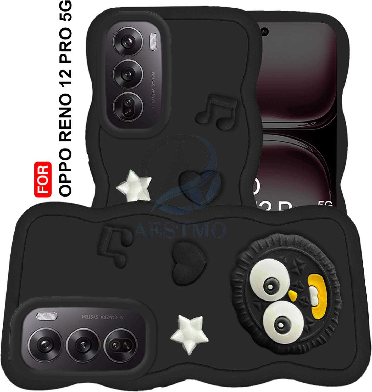 AESTMO Back Cover for Oppo Reno 12 Pro 5G