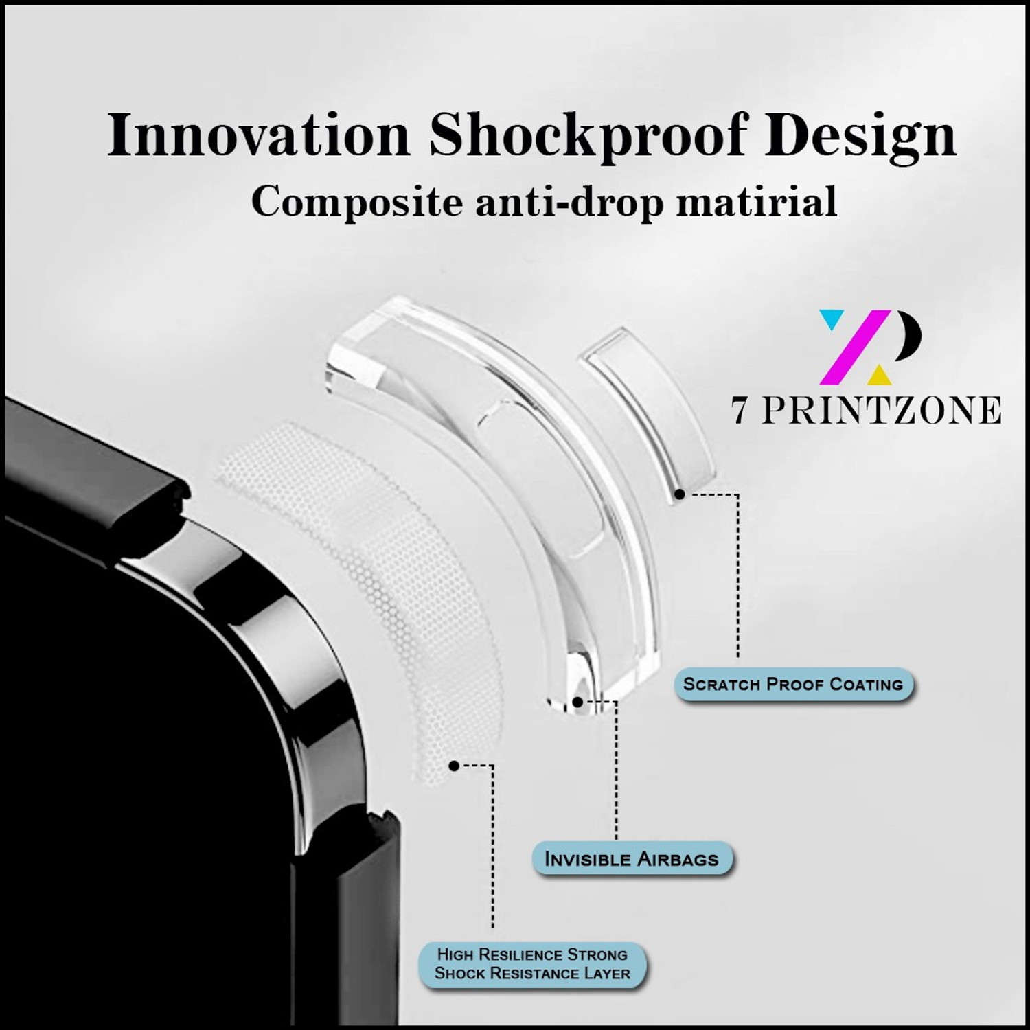 Image of 7printzone Back Cover for IQOO Z6 Lite 5G