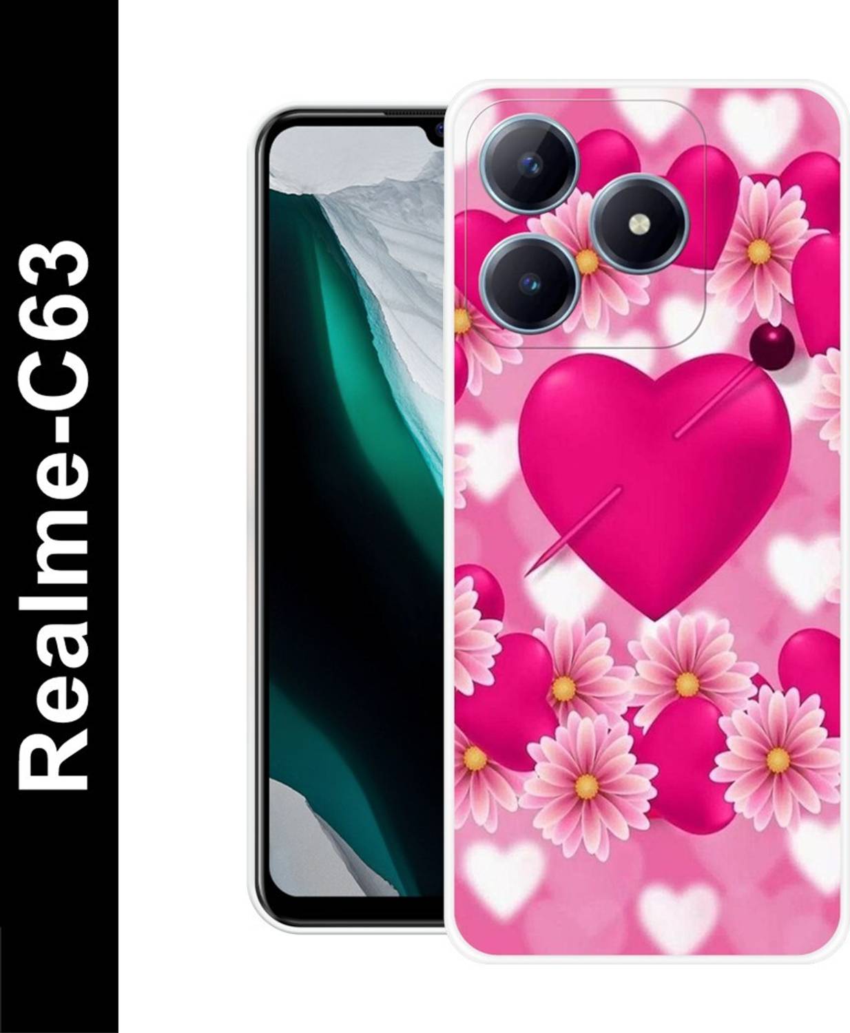 Ashini Back Cover for Realme C63 4G