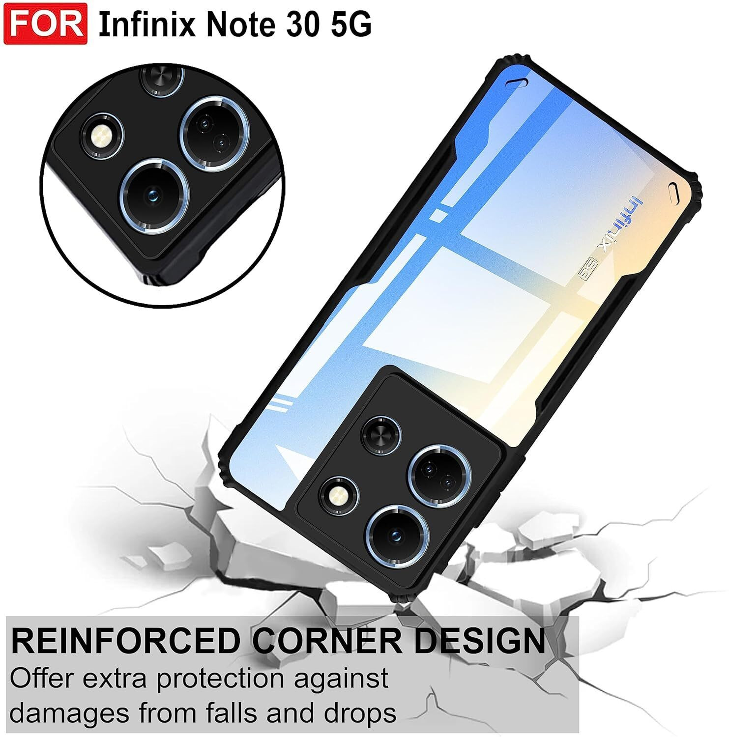Image of ADI Creations Back Cover for Infinix Note 30 5G
