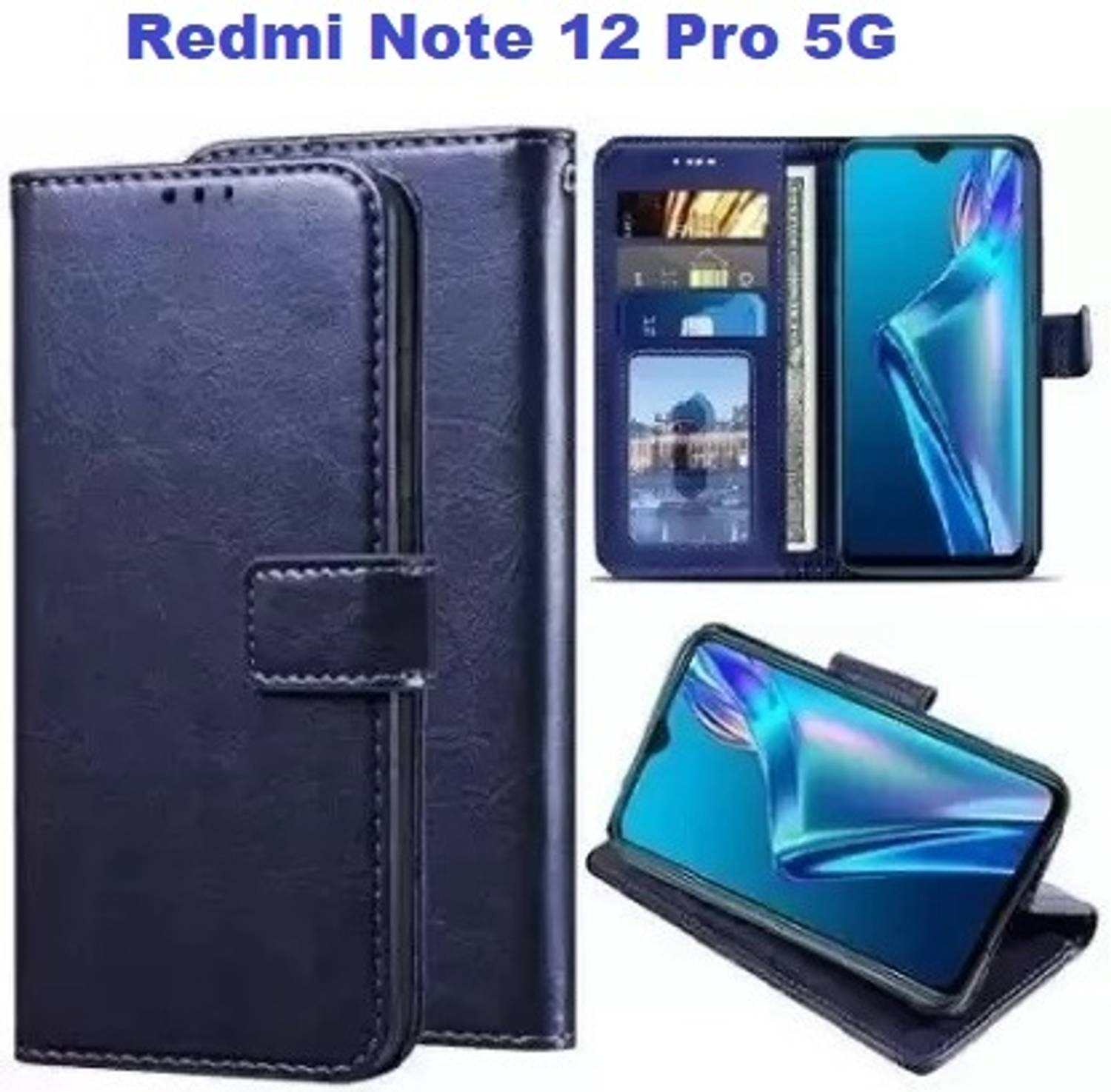 Aarov Flip Cover for Redmi Note 12 Pro 5G