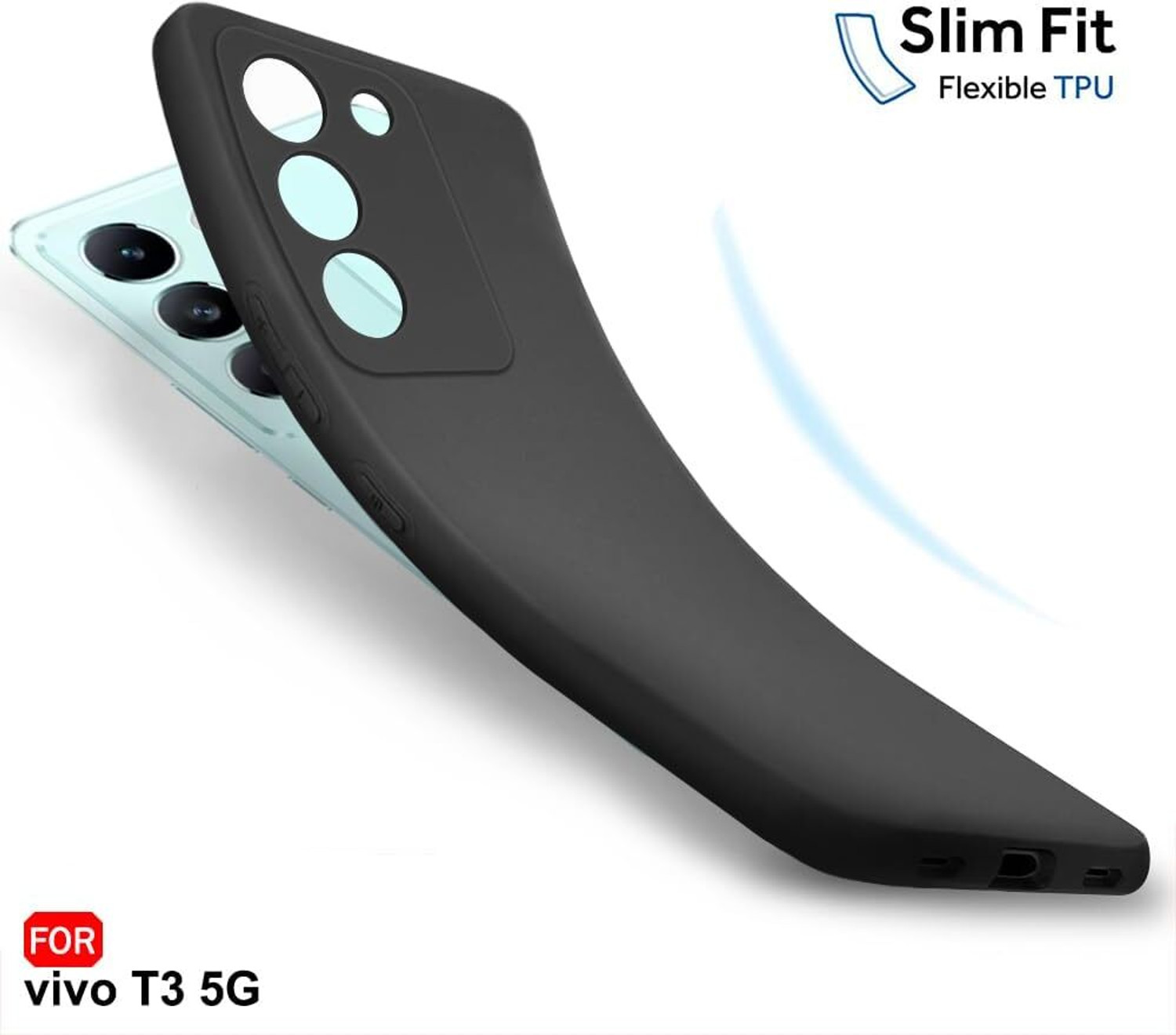 Image of JGVAN Back Cover for vivo T3 5G