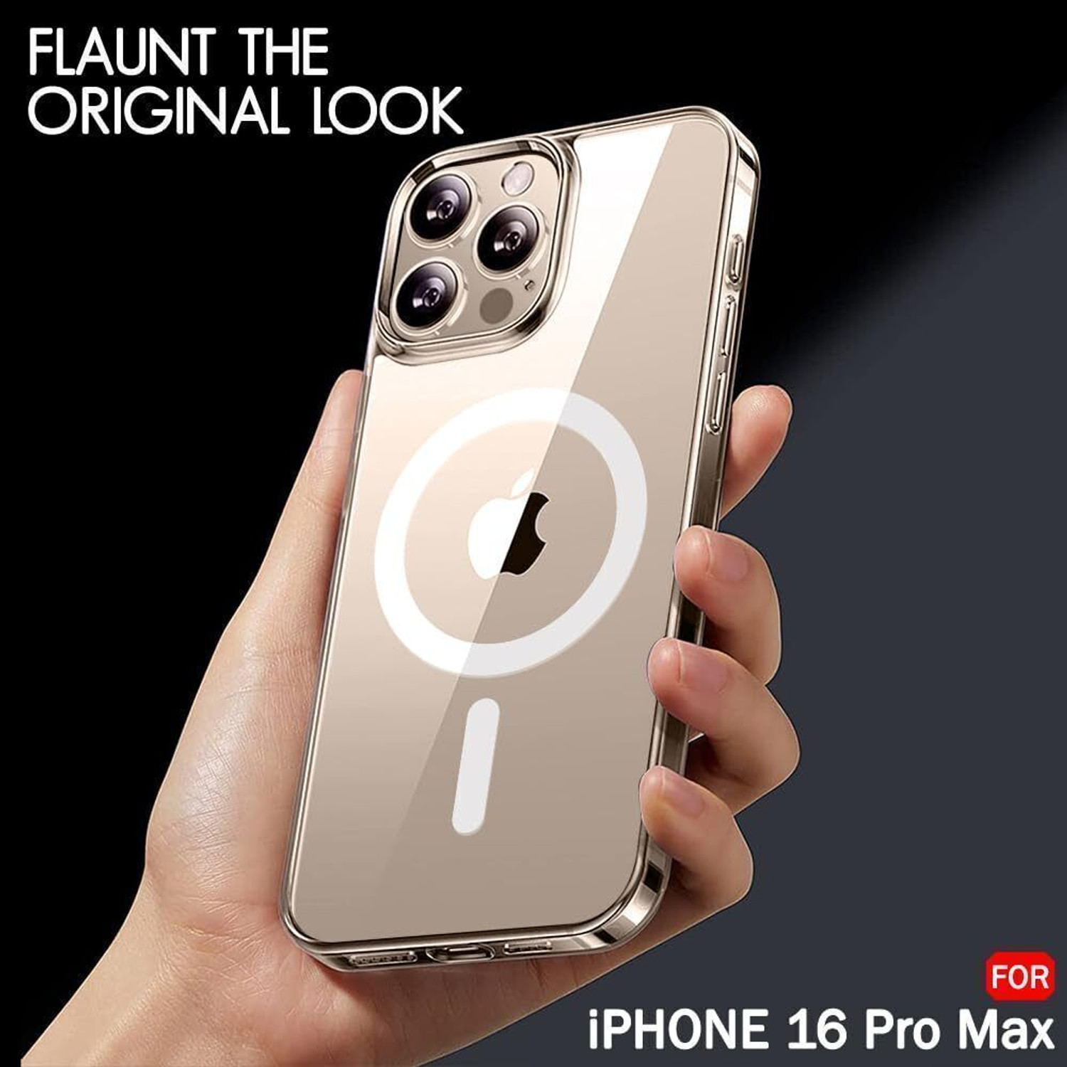 Image of Flipkart SmartBuy Back Cover for Apple iPhone 16 Pro Max