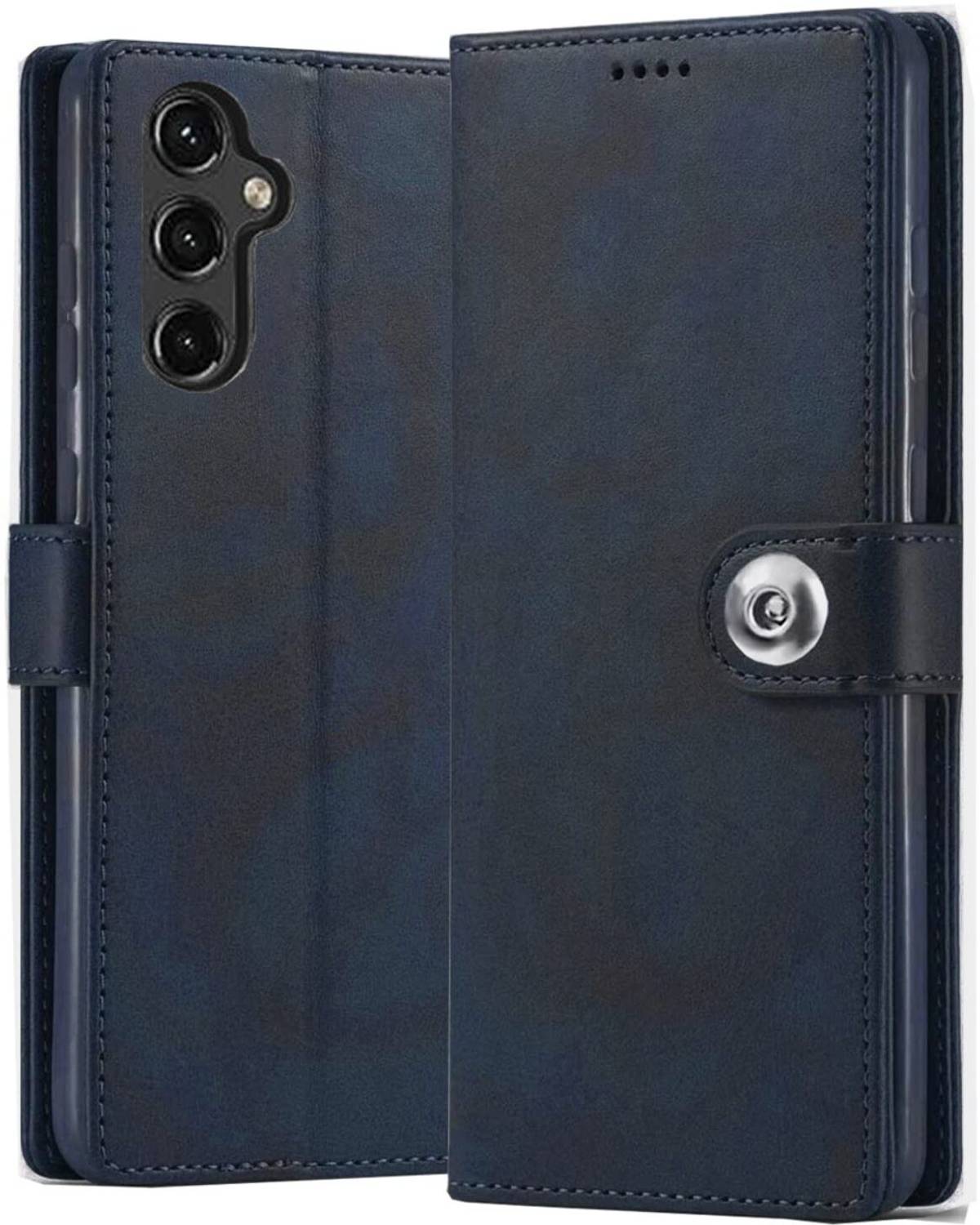 BINTAGE Flip Cover for Samsung Galaxy A17 5G | Vegan Leather Finish | Magnetic | Kickstand Wallet Case