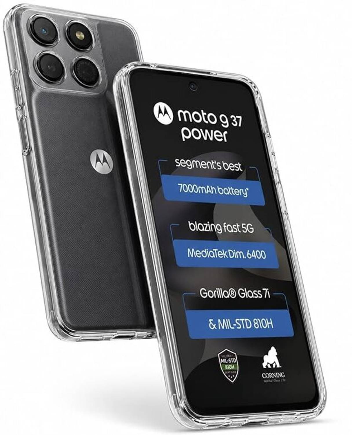 kaseswag Back Cover for Motorola Moto G37 Power 5G