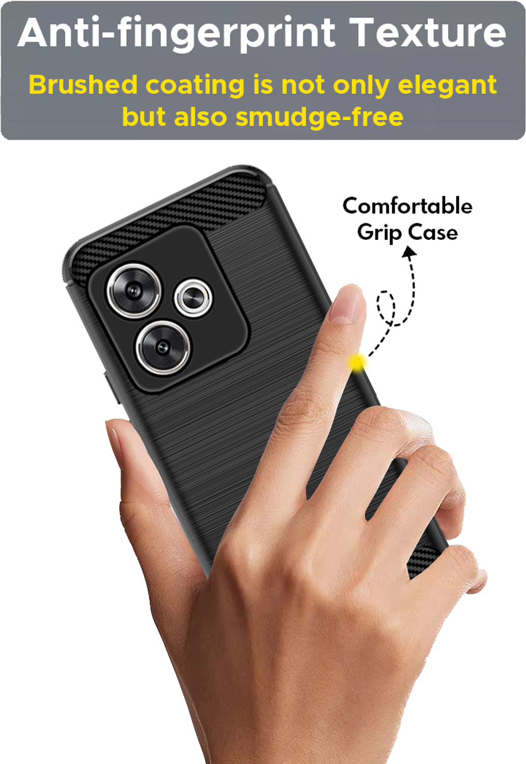 Image of Mobishield Poco F6 5G Rubber Back Cover