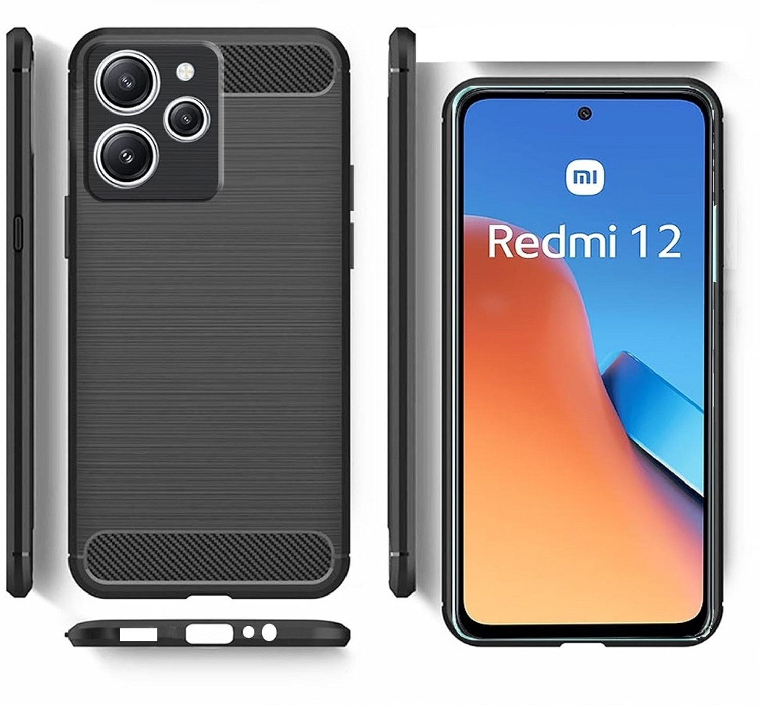 Image of Fastship Back Cover for Mi REDMI 12 4G