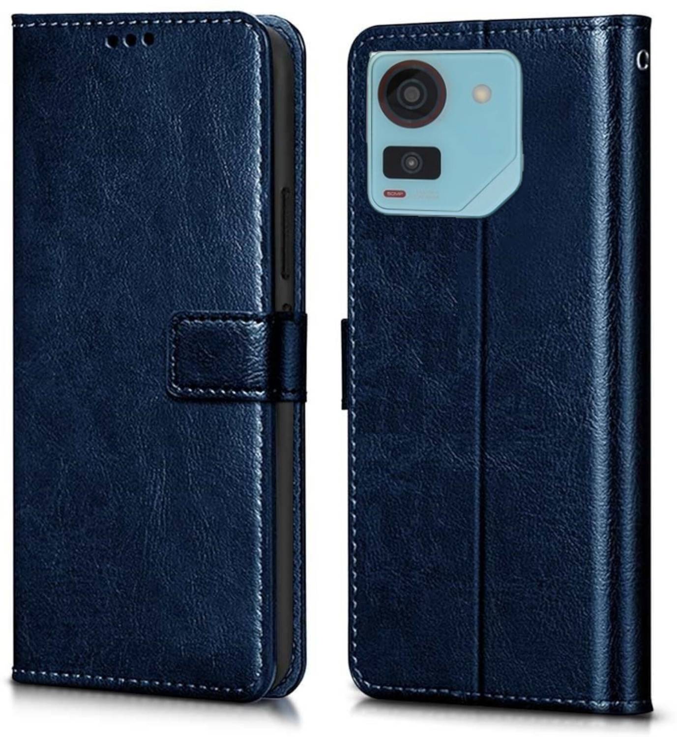 BINTAGE Flip Cover for Ai+ Pulse | Vegan Leather Finish | Magnetic | Kickstand Wallet Case