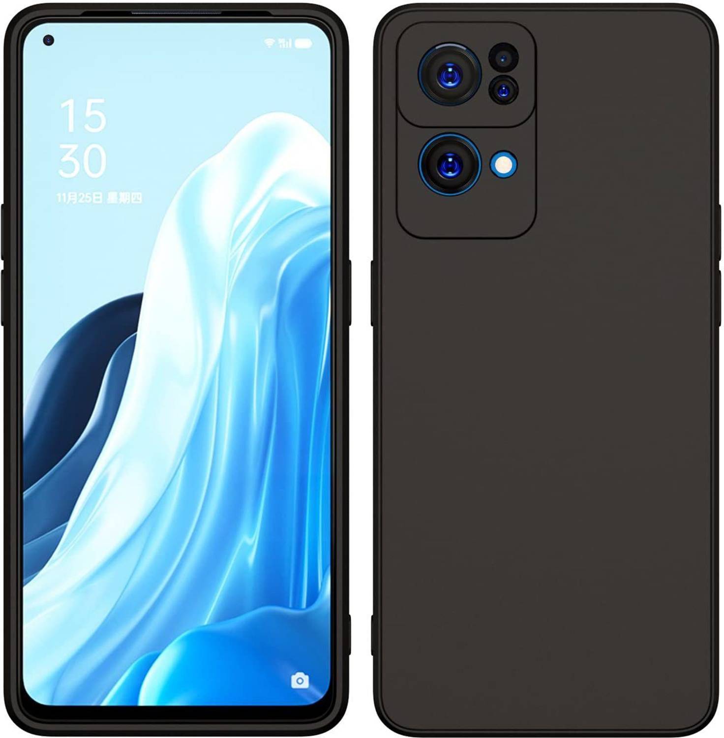 Sankhala Back Cover for Oppo Reno 7 Pro 5G Black - Image 4