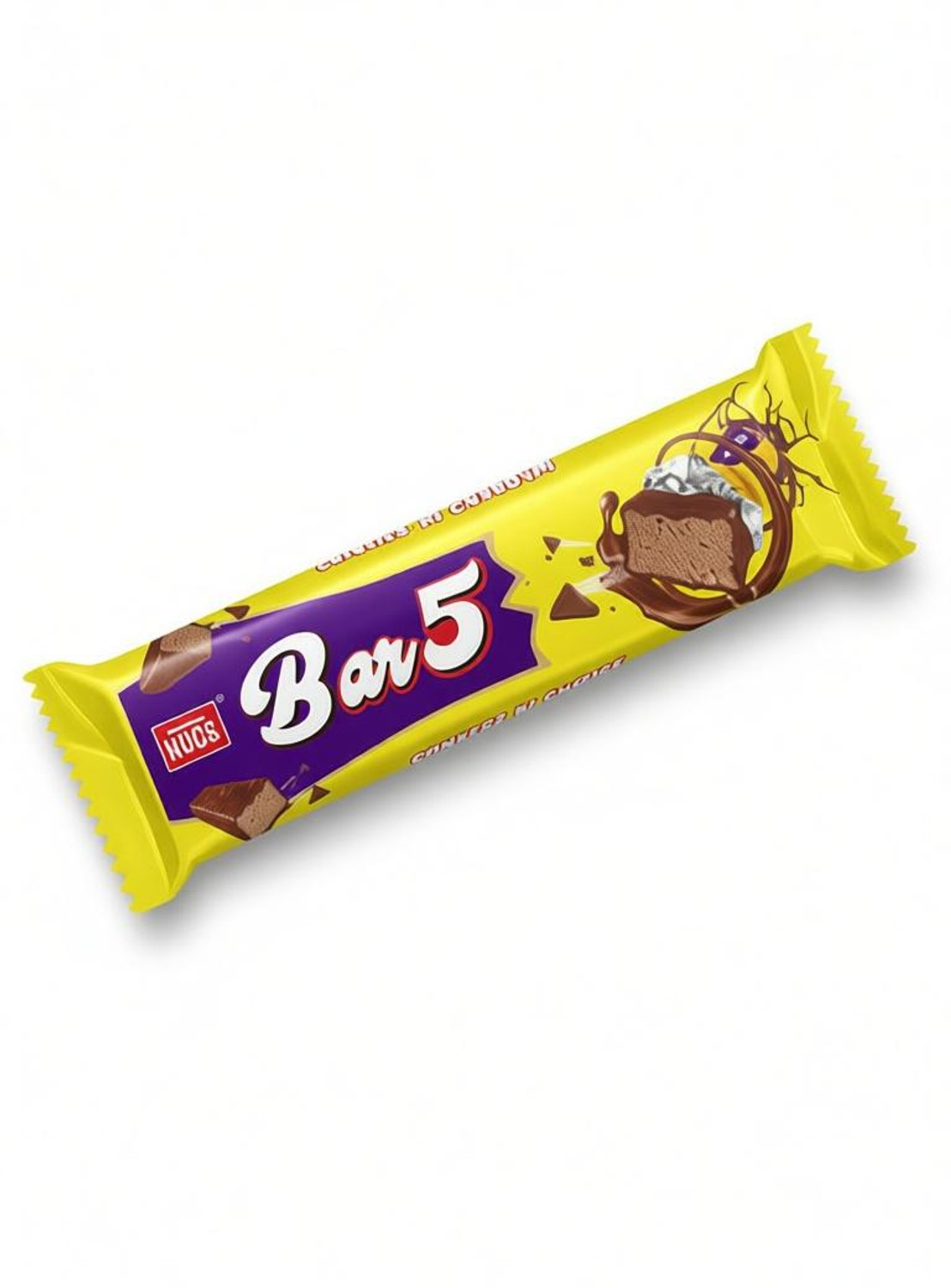 Image of HUGS Bar 5 Caramel & Nougat Chocolate (30 pcs) Bars (450 g)