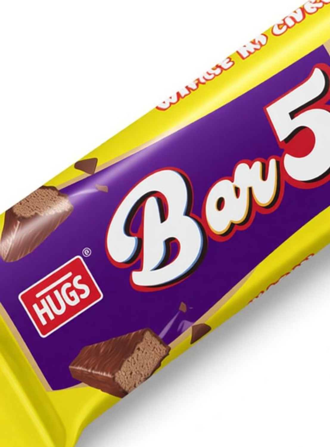 Image of HUGS Bar 5 Caramel & Nougat Chocolate (30 pcs) Bars (450 g)