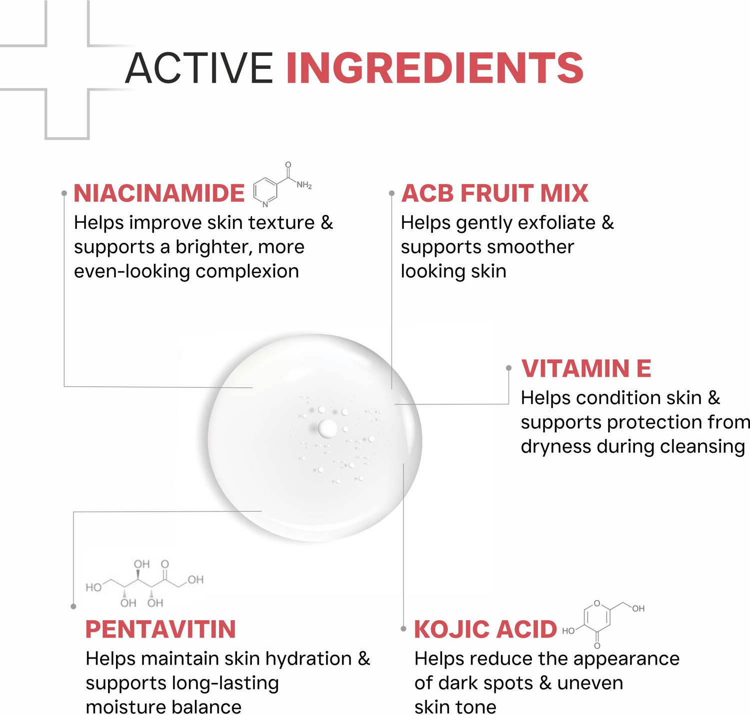 Image of Dermatouch Bright & Even Skin Tone Gentle Cleanser | Helps Reduce Dark Spots & Uneven Tone | pH 5.5 Daily | Face Wash
