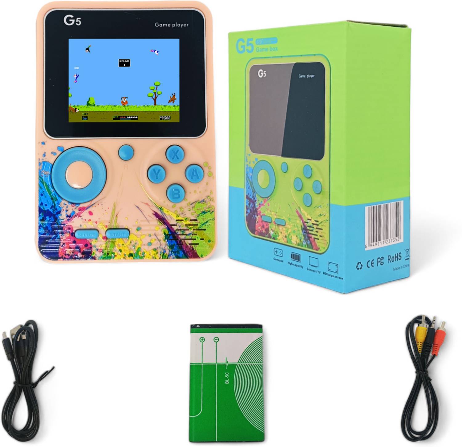 FANSEEKART Retro Games Pc G5 Sup game 500 in 1 games multi player for kids_A19 Limited Edition
