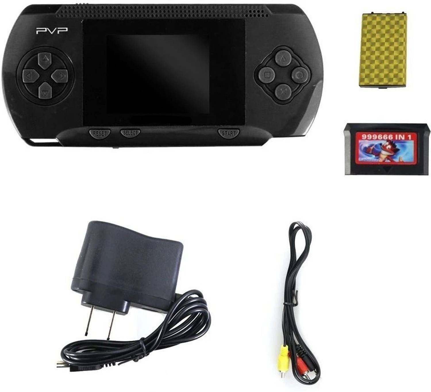 AOKO New PVP GAMING CONSOLE 1 GB with SUPER MARIO AND CONTRA (BLACK COLOR) Limited Edition