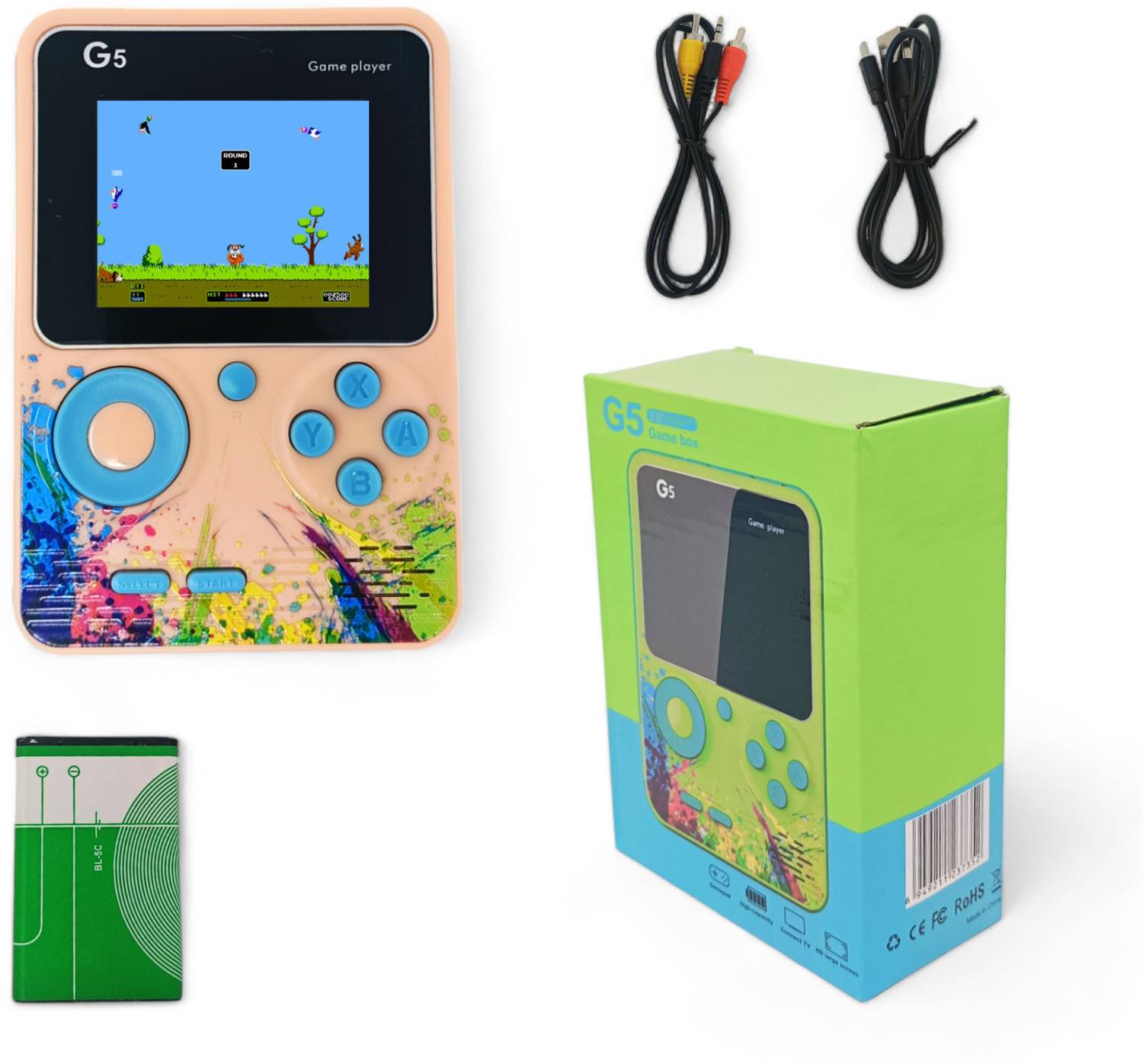 FANSEEKART Retro Games Pc G5 Sup game 500 in 1 games multi player for kids_A40 Limited Edition