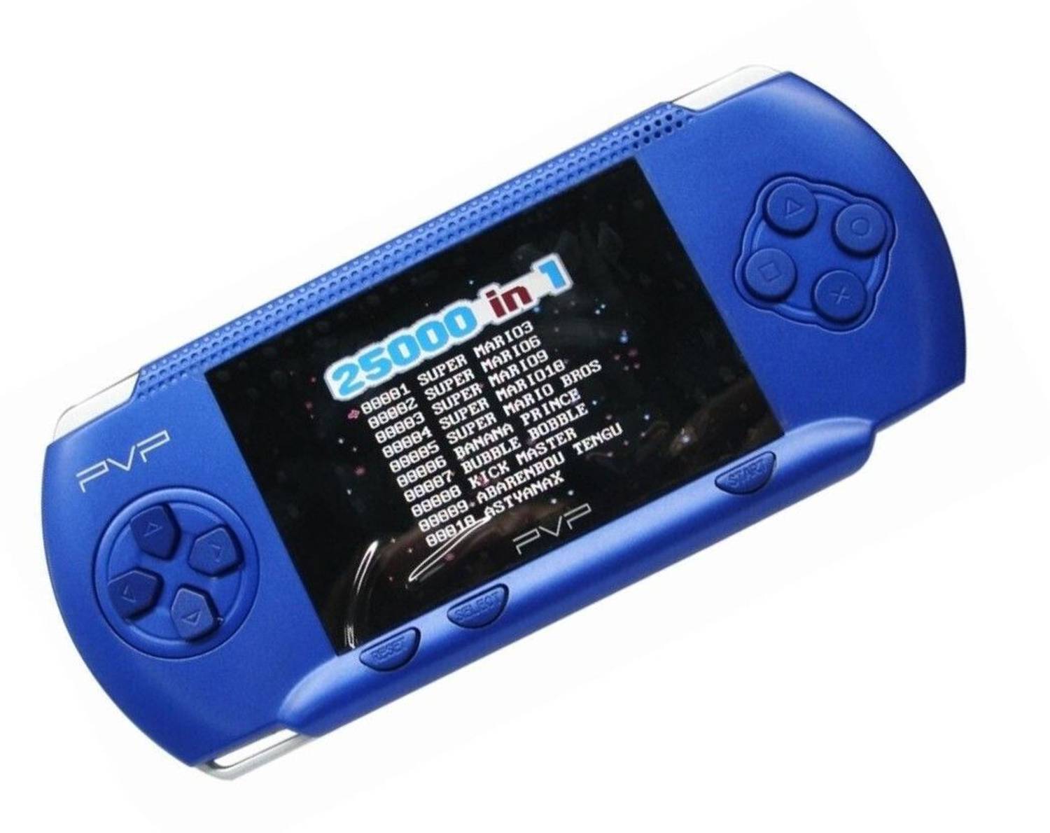 AOKO New PVP GAMING CONSOLE 1 GB with SUPER MARIO AND CONTRA (Blue Color) Limited Edition