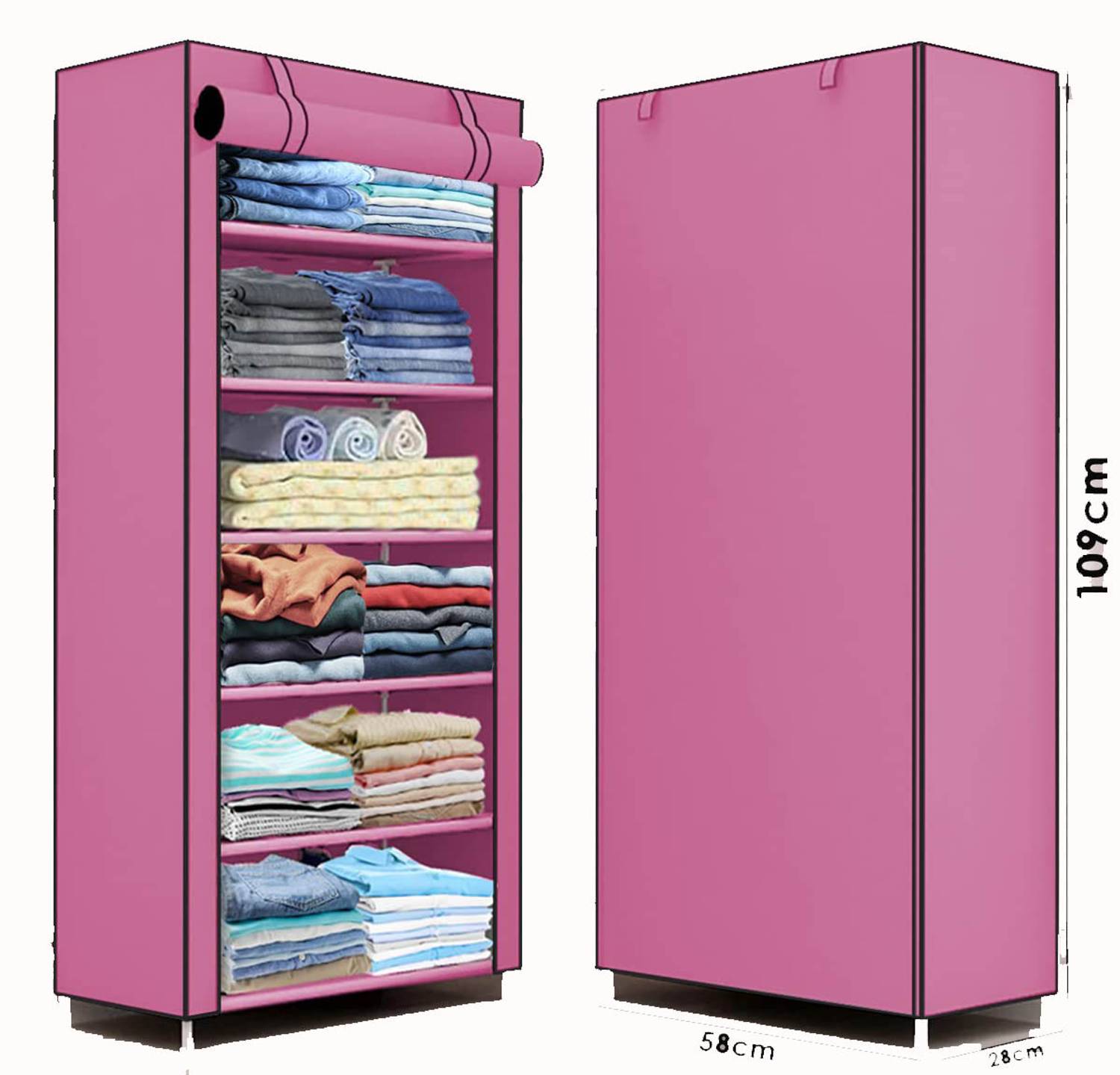 Attache HDF Collapsible Wardrobe