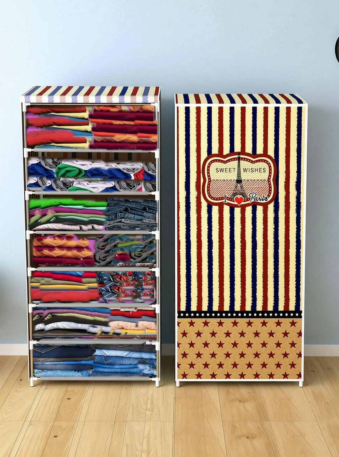 Image of colcum 6L SOLID Carbon Steel Collapsible Wardrobe