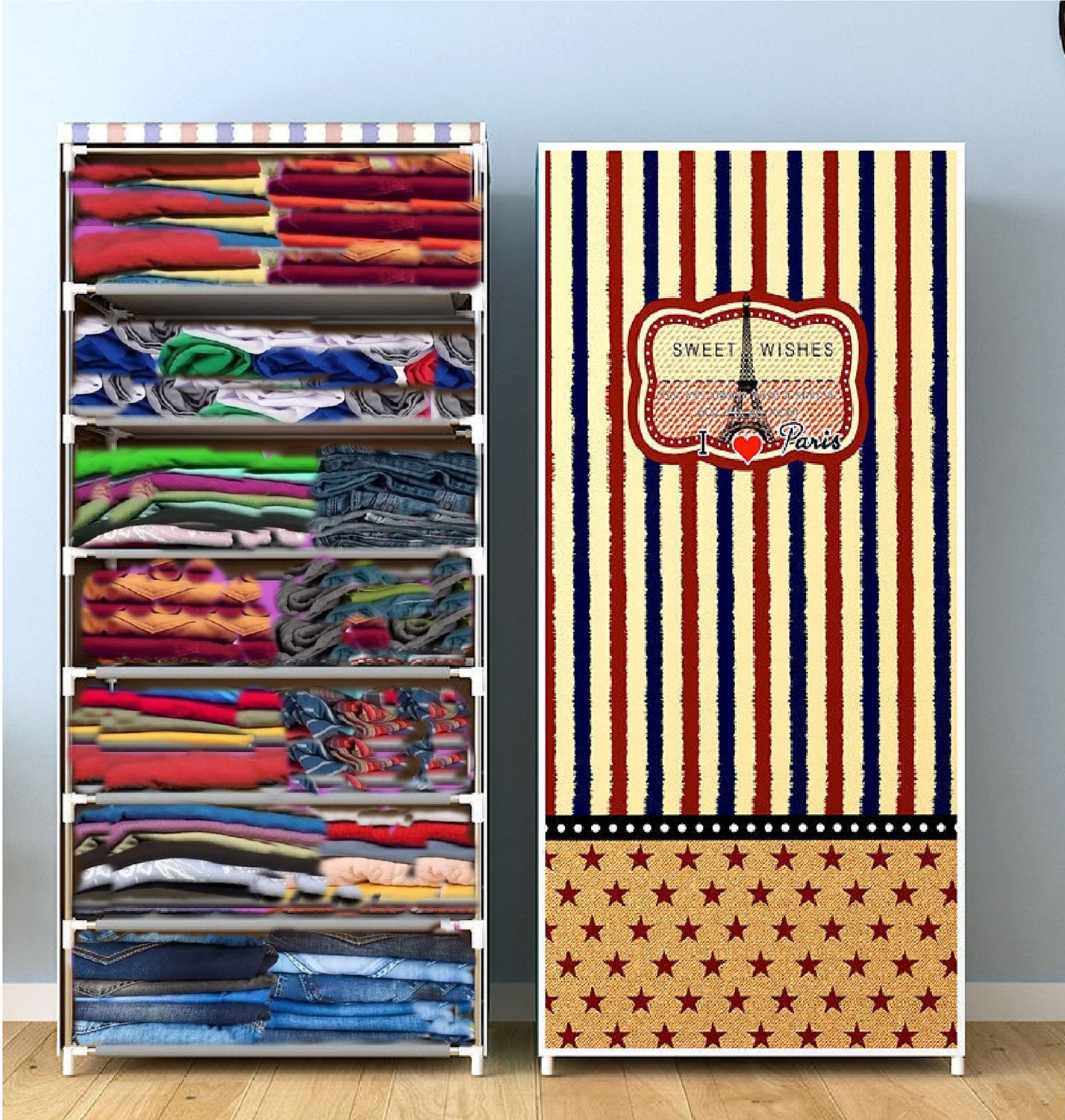 Image of colcum 6L SOLID Carbon Steel Collapsible Wardrobe