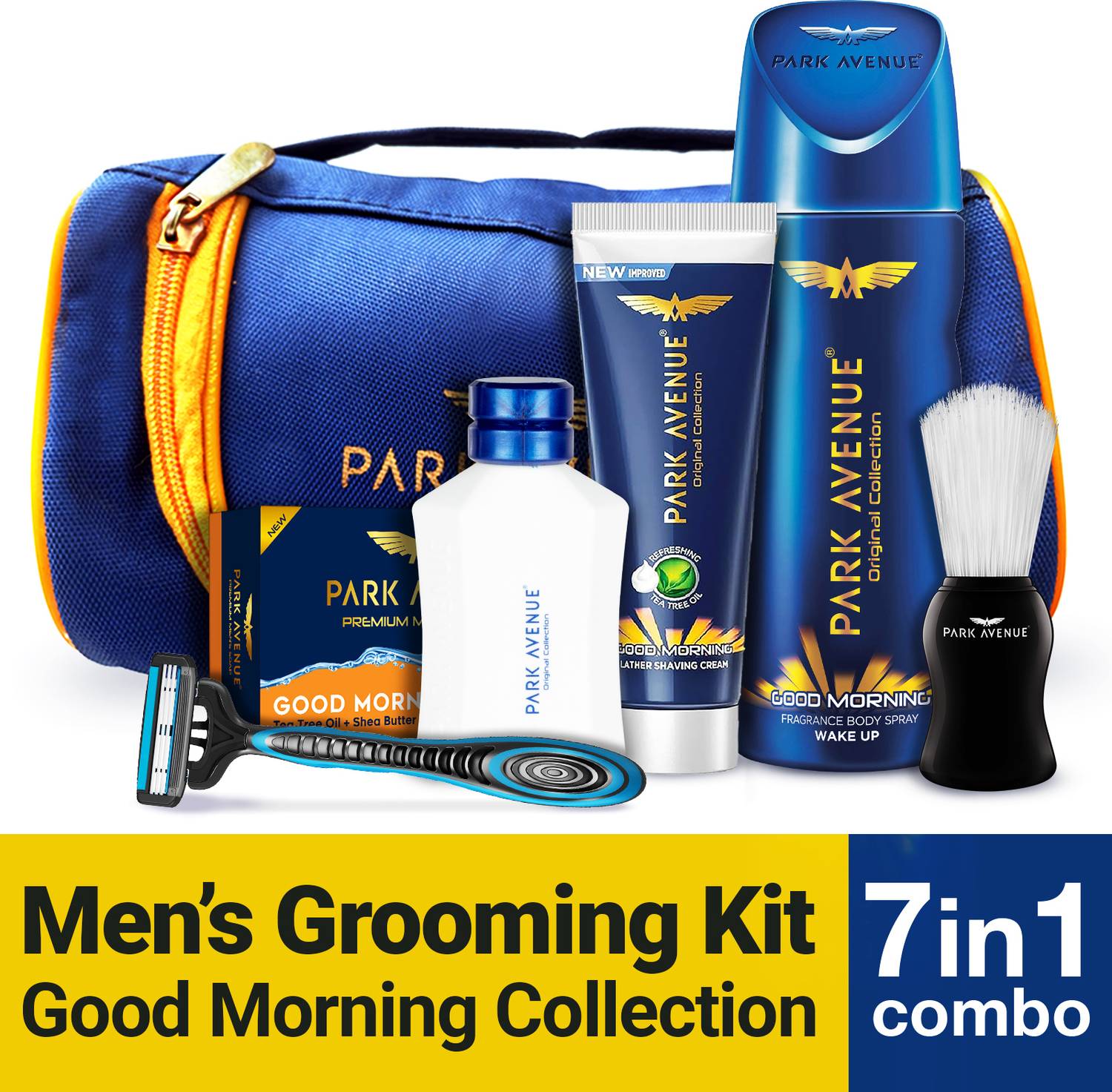 PARK AVENUE Good Morning | Grooming Kit for Men|