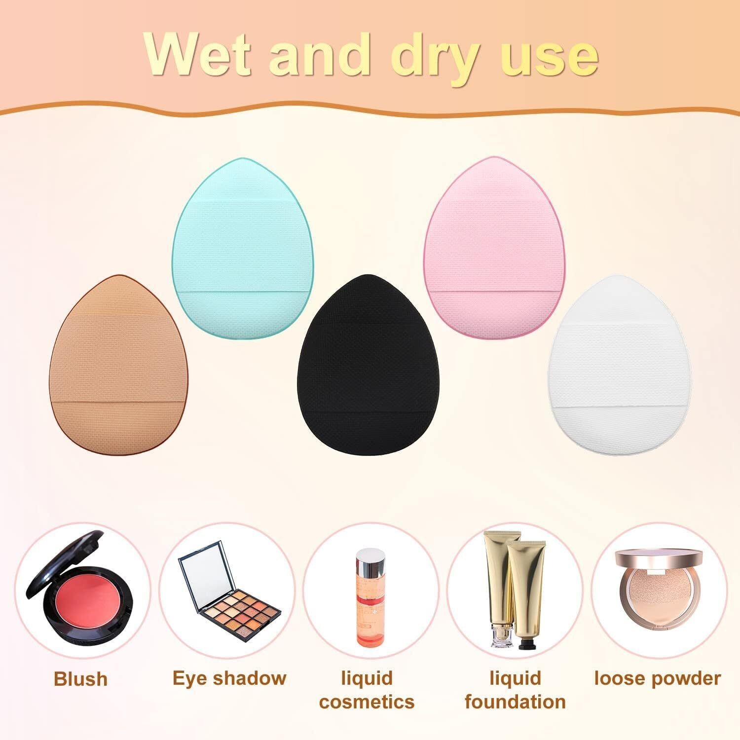 Image of NIGRIFIX Pro Concealer Palette 6 Shades, 2 Pices Finger Puff With 1 Pic Makeup Brush Concealer