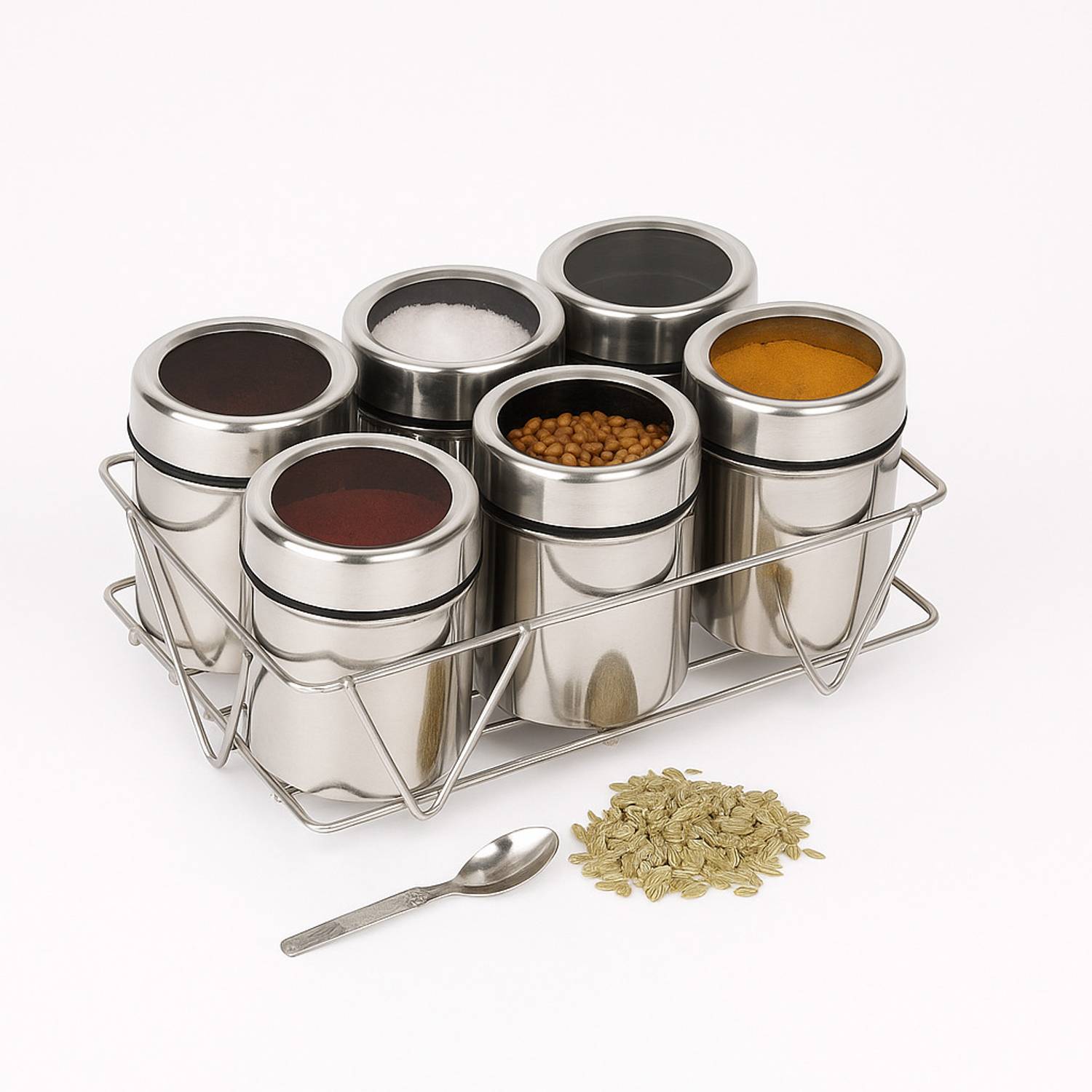 Aquasleri Stainless Steel Utility Container  - 1110 ml