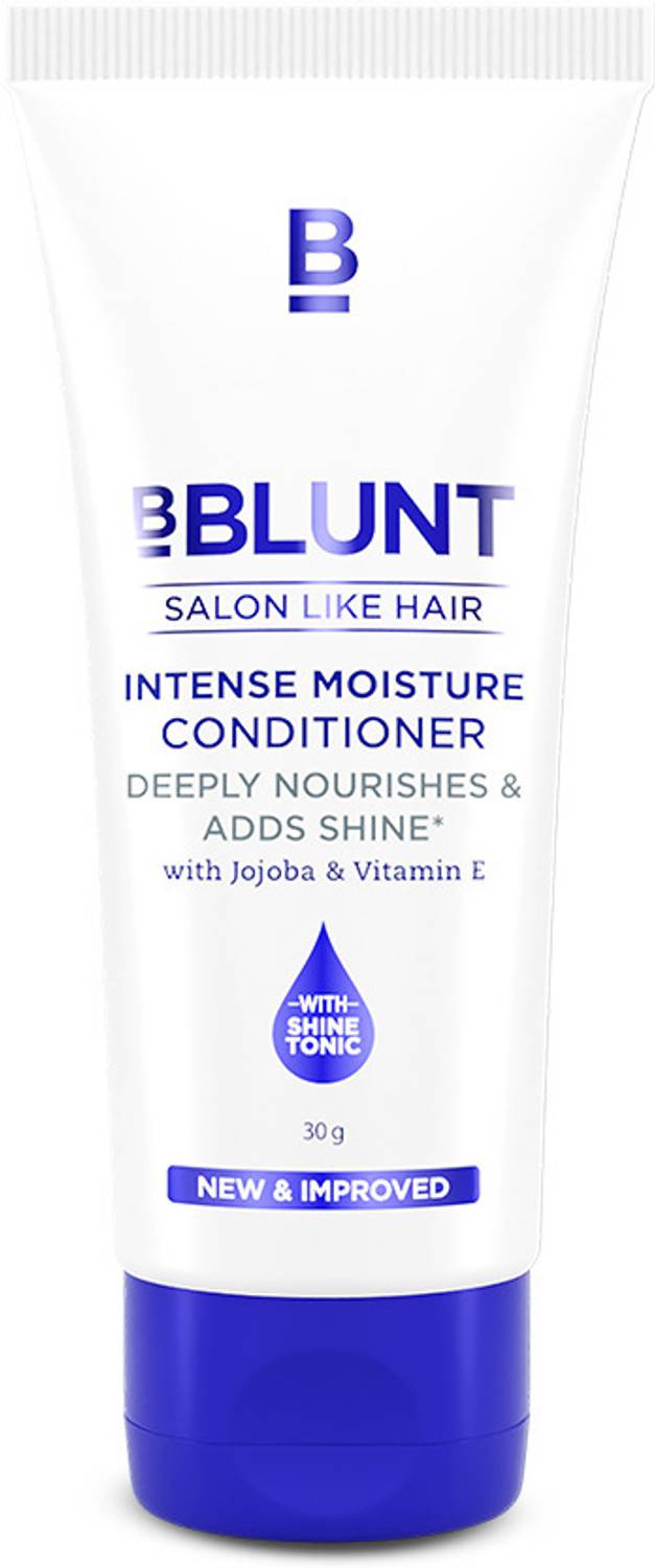 BBlunt Intense Moisture Conditioner with Vitamin E & Jojoba for Dry & Frizzy Hair