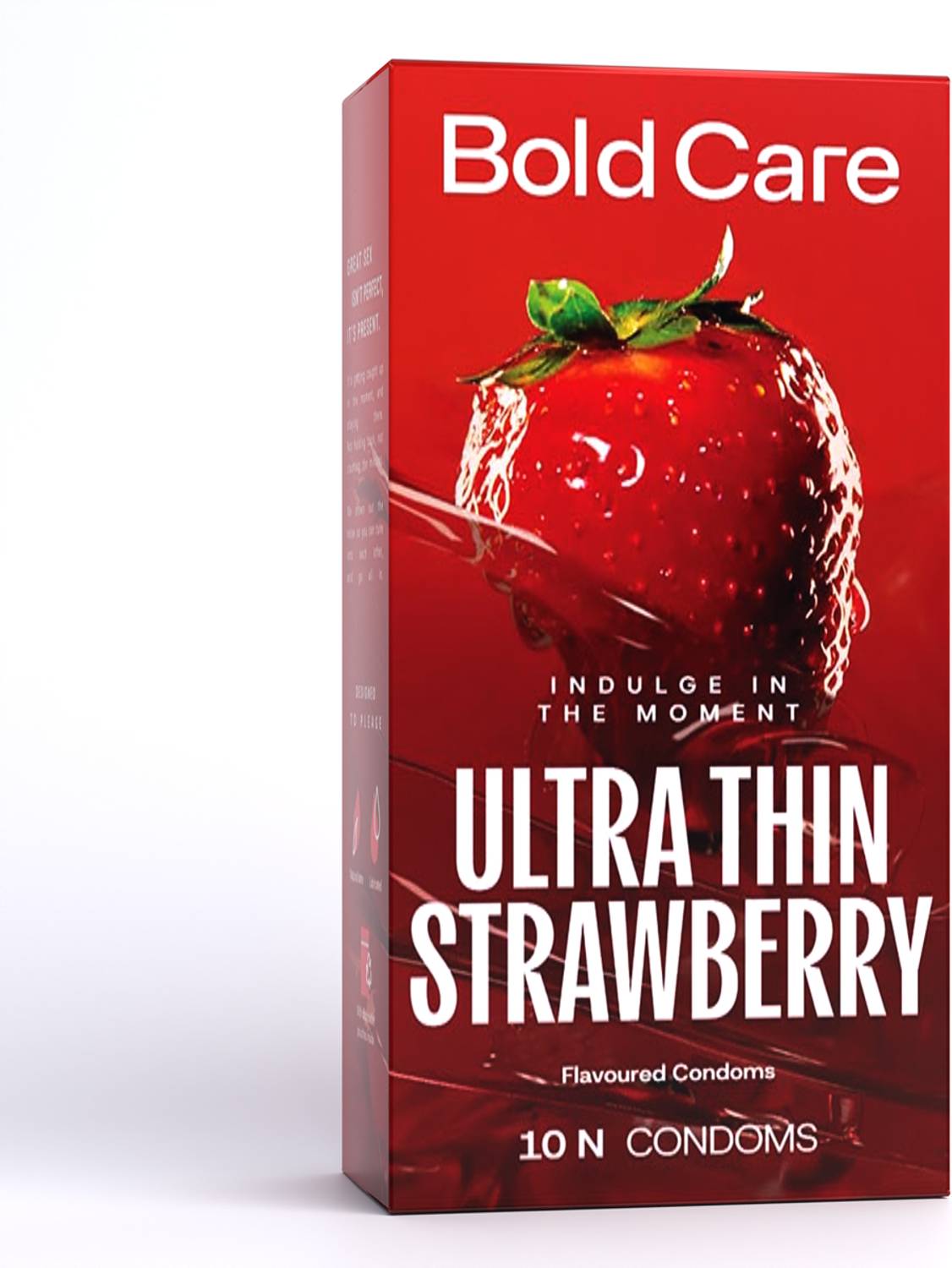 Bold Care Ultra Thin Strawberry Flavored Condom
