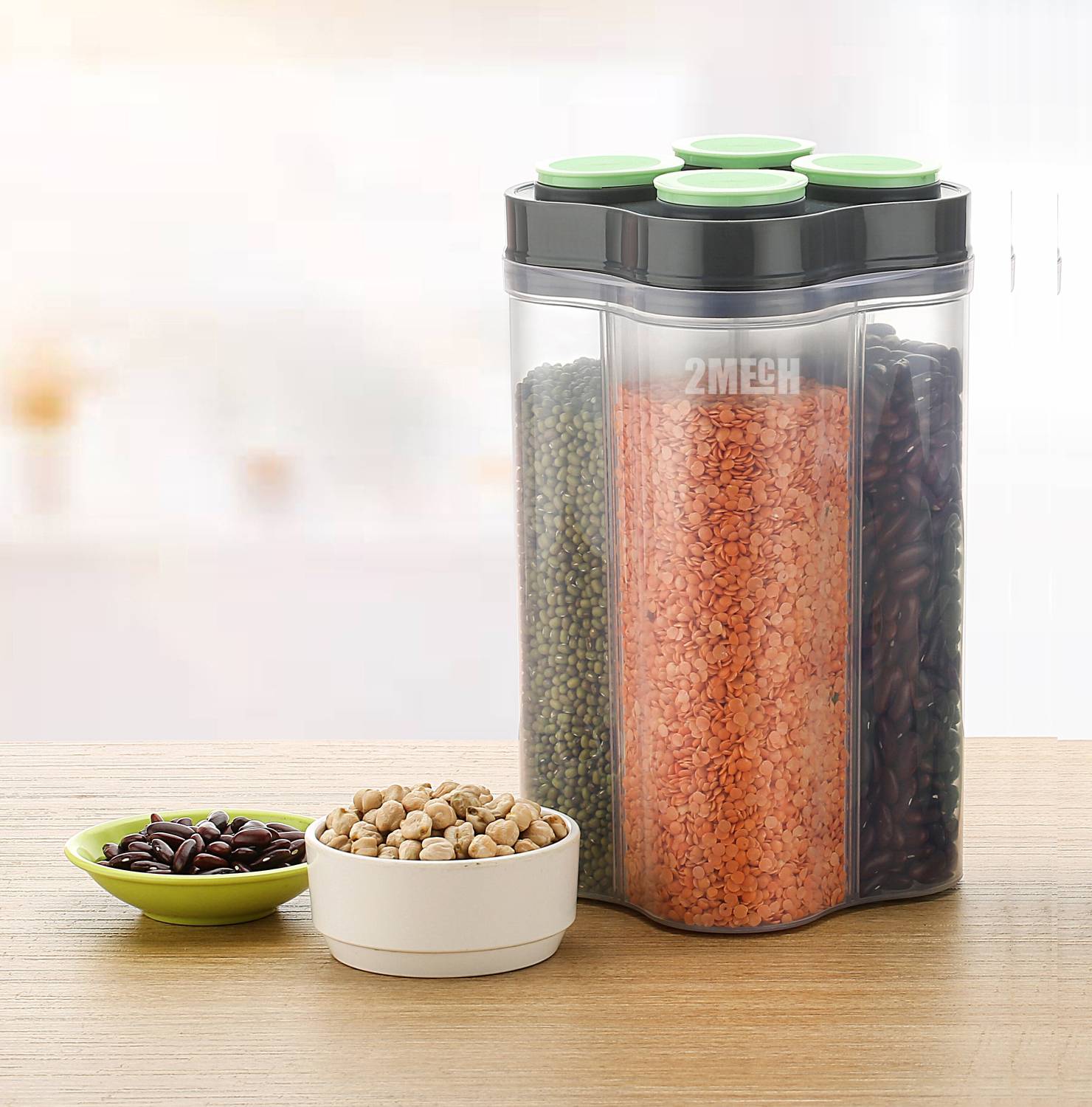 2Mech Plastic Grocery Container  - 2500 ml