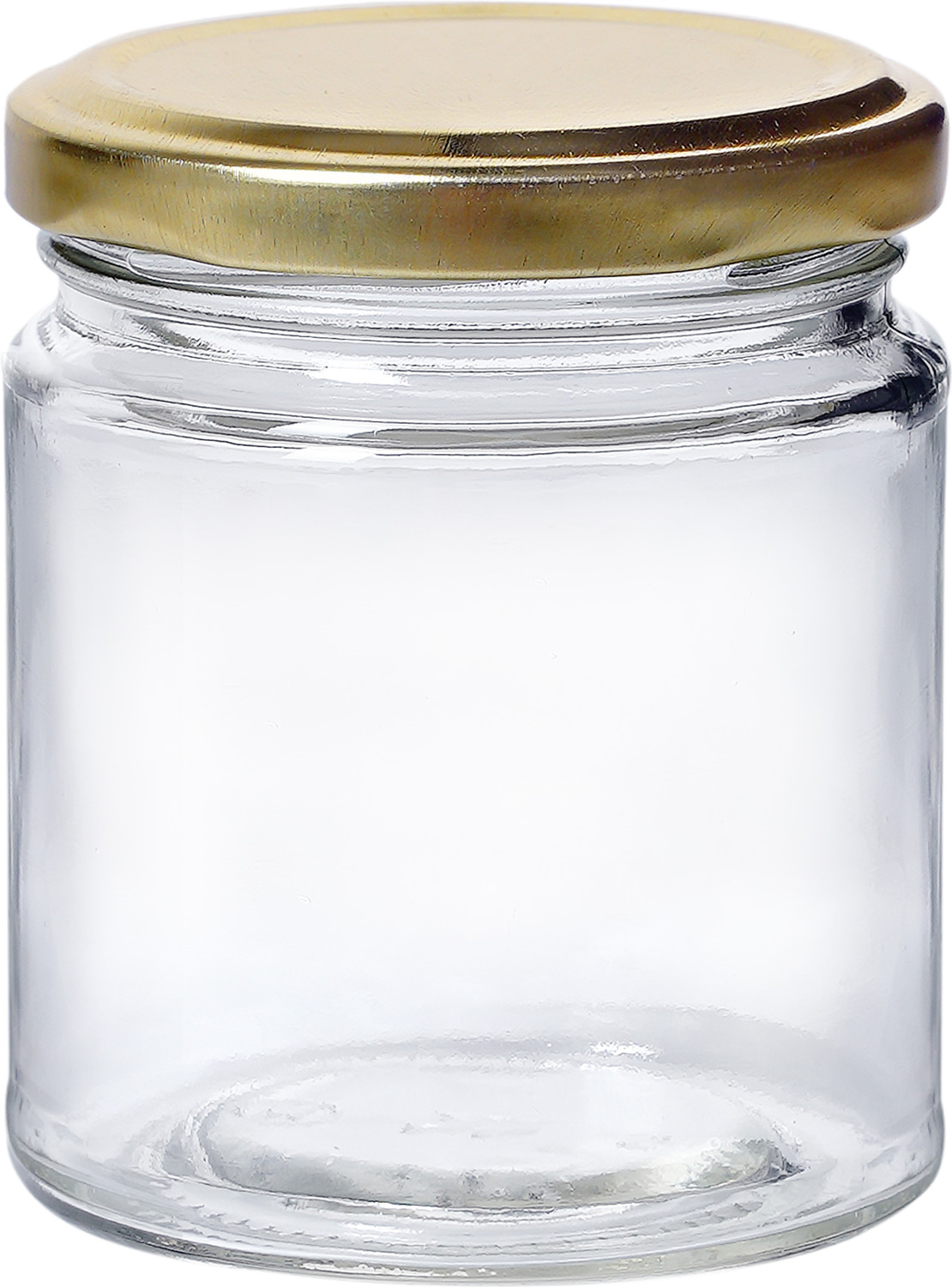 Image of Panel's Pack of 6 Glass Grocery Container - 200 ml Gold