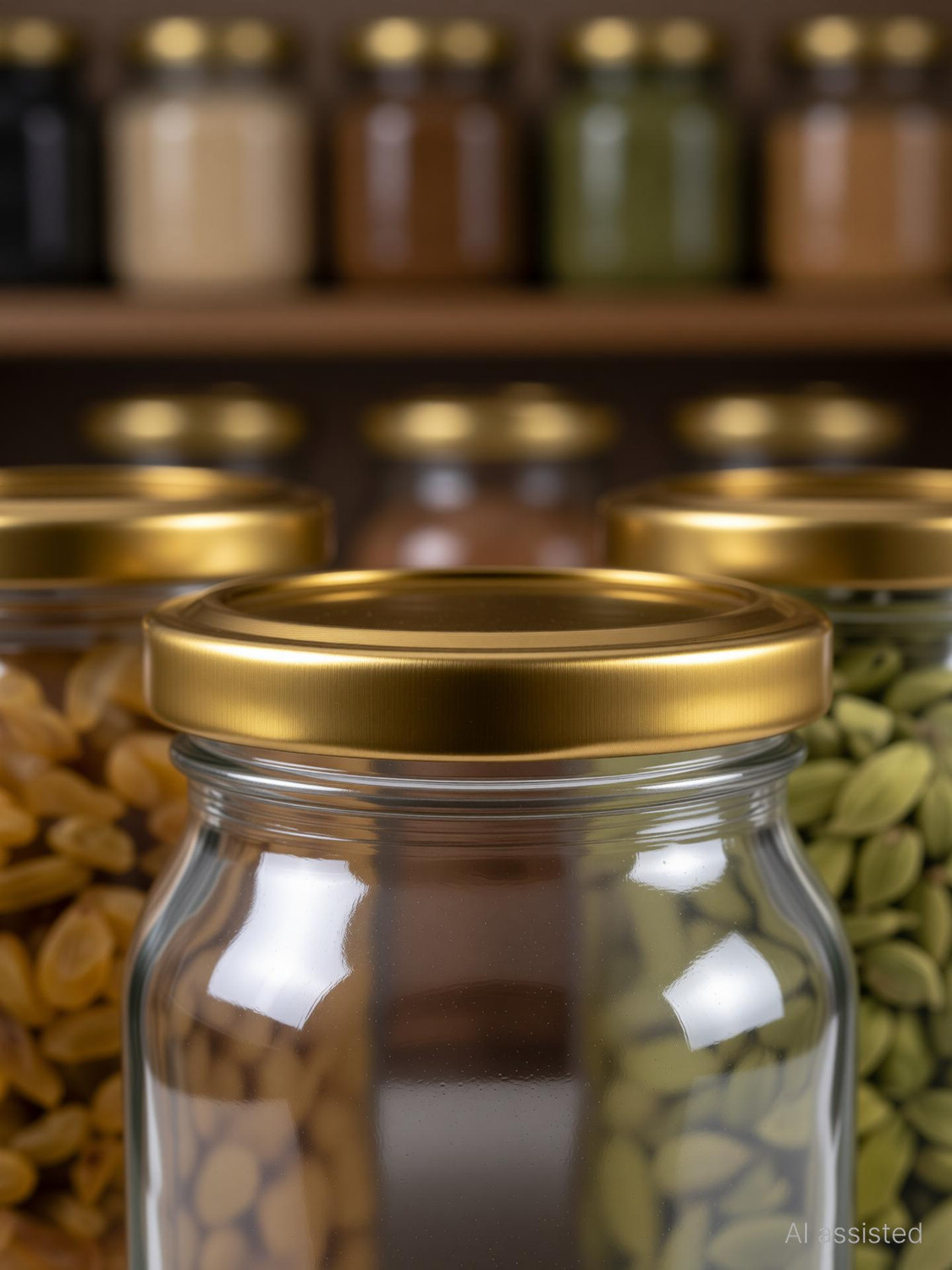 Image of PANEL'S Glass Tea Coffee & Sugar Container - 450 ml