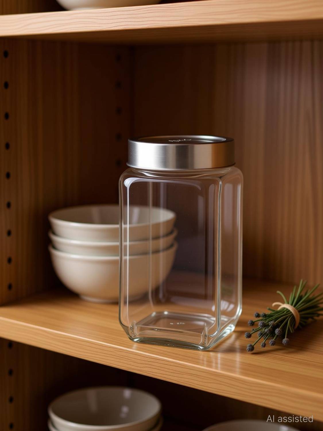 BJIK Glass Utility Container  - 1000 ml