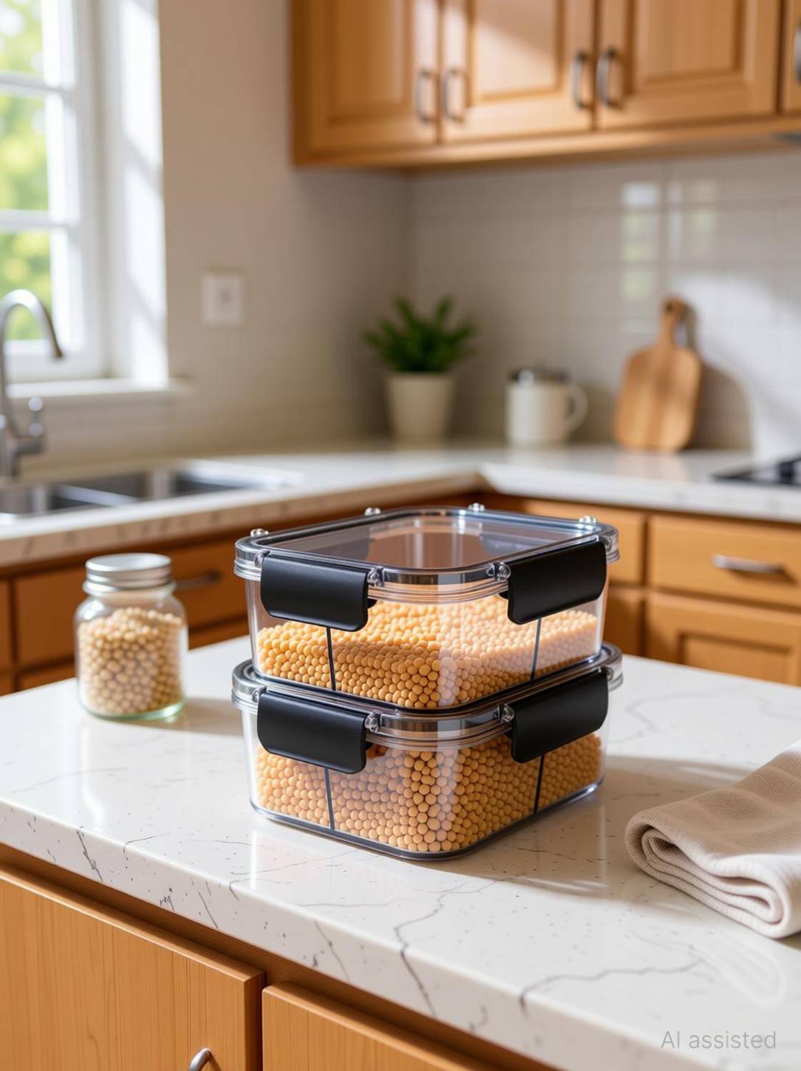 Antic Plastic Grocery Container  - 500 ml
