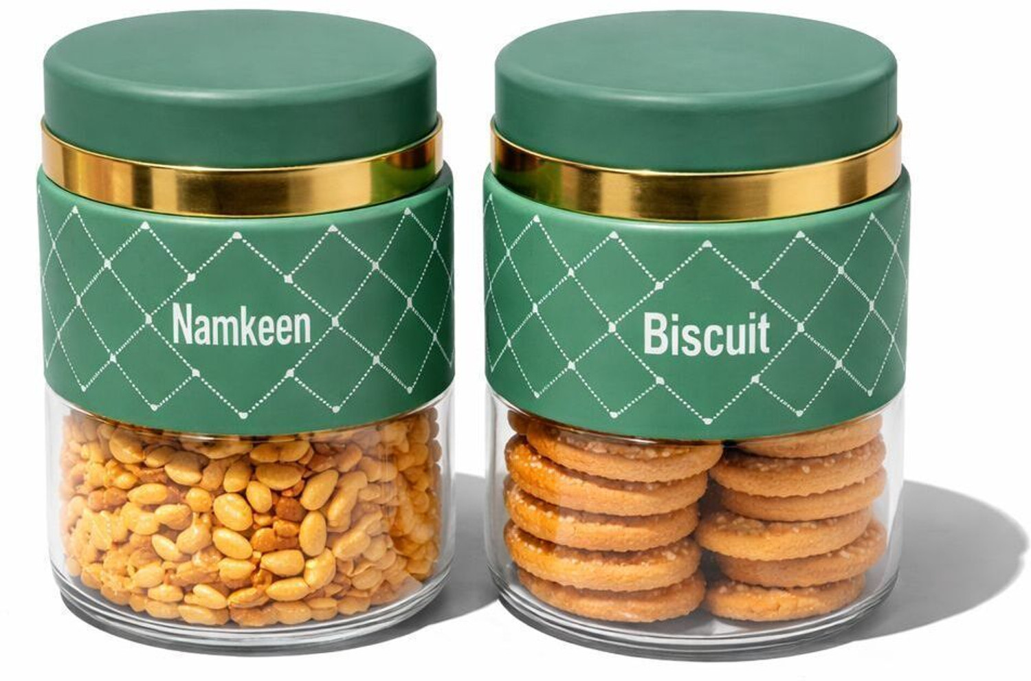 Image of Richcraft Glass Cookie Jar - 350 ml