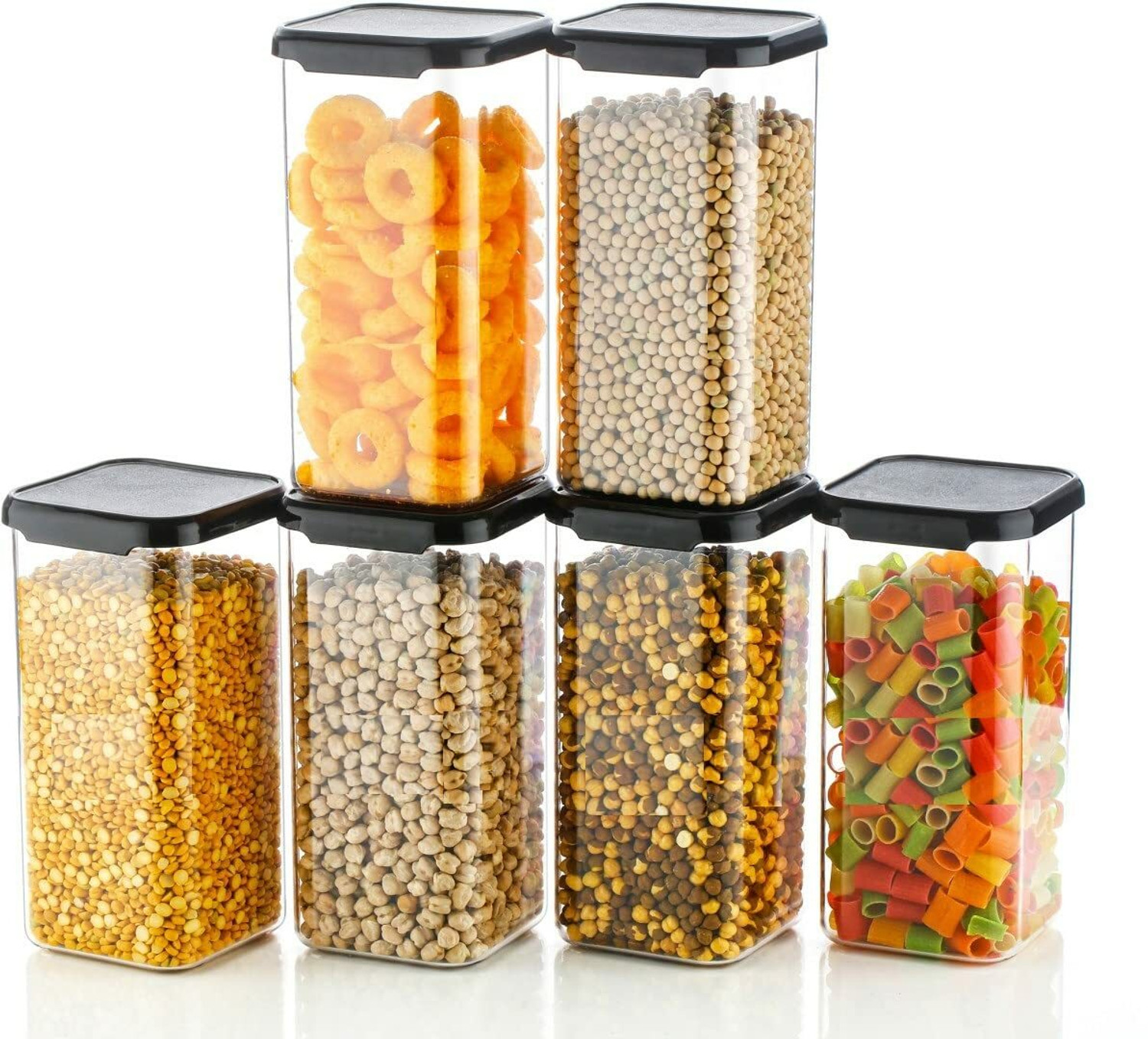 Image of Qtrix Plastic Grocery Container - 1500 ml