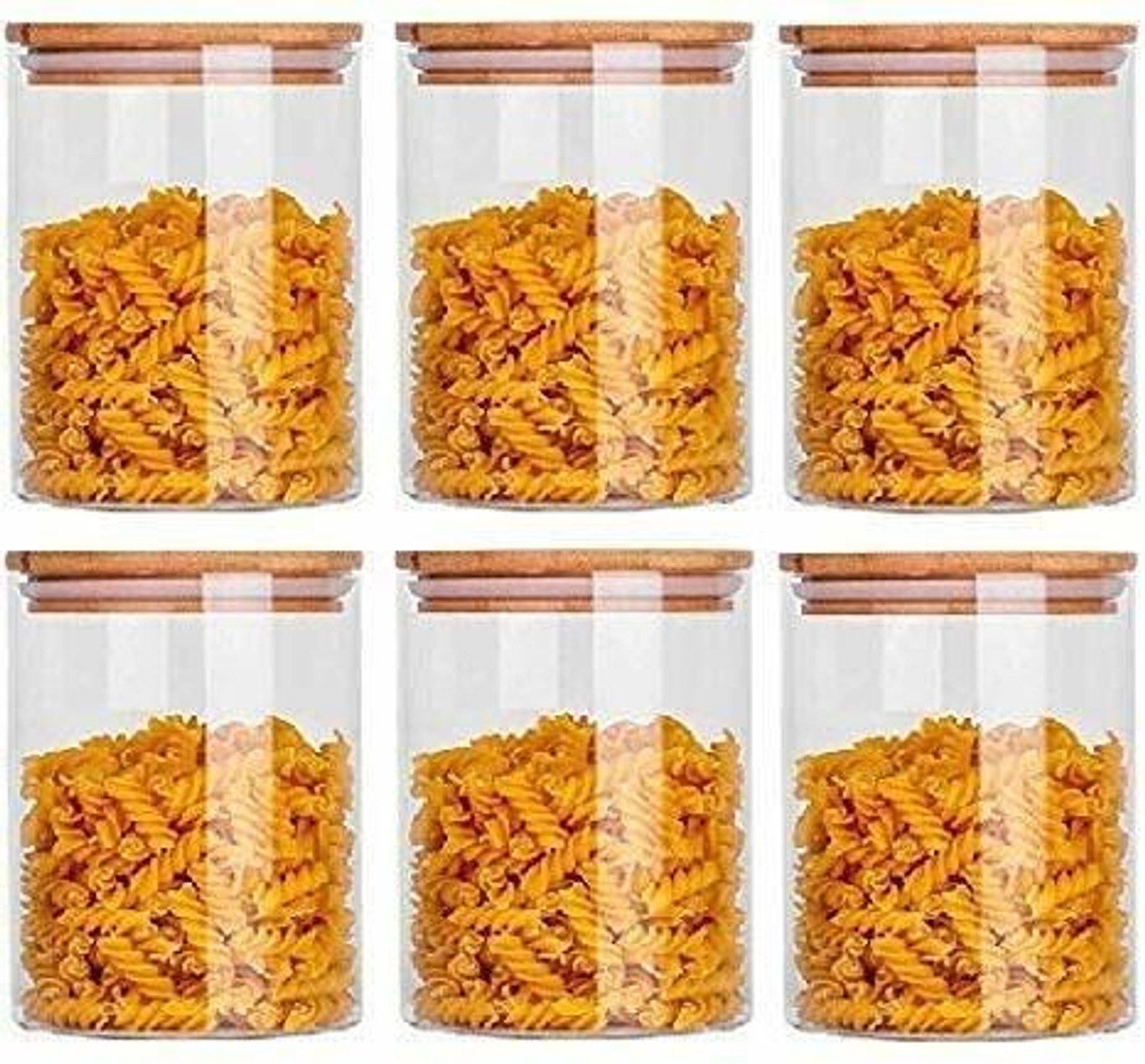 Image of JIGSHTIAL Glass Grocery Container - 270 ml