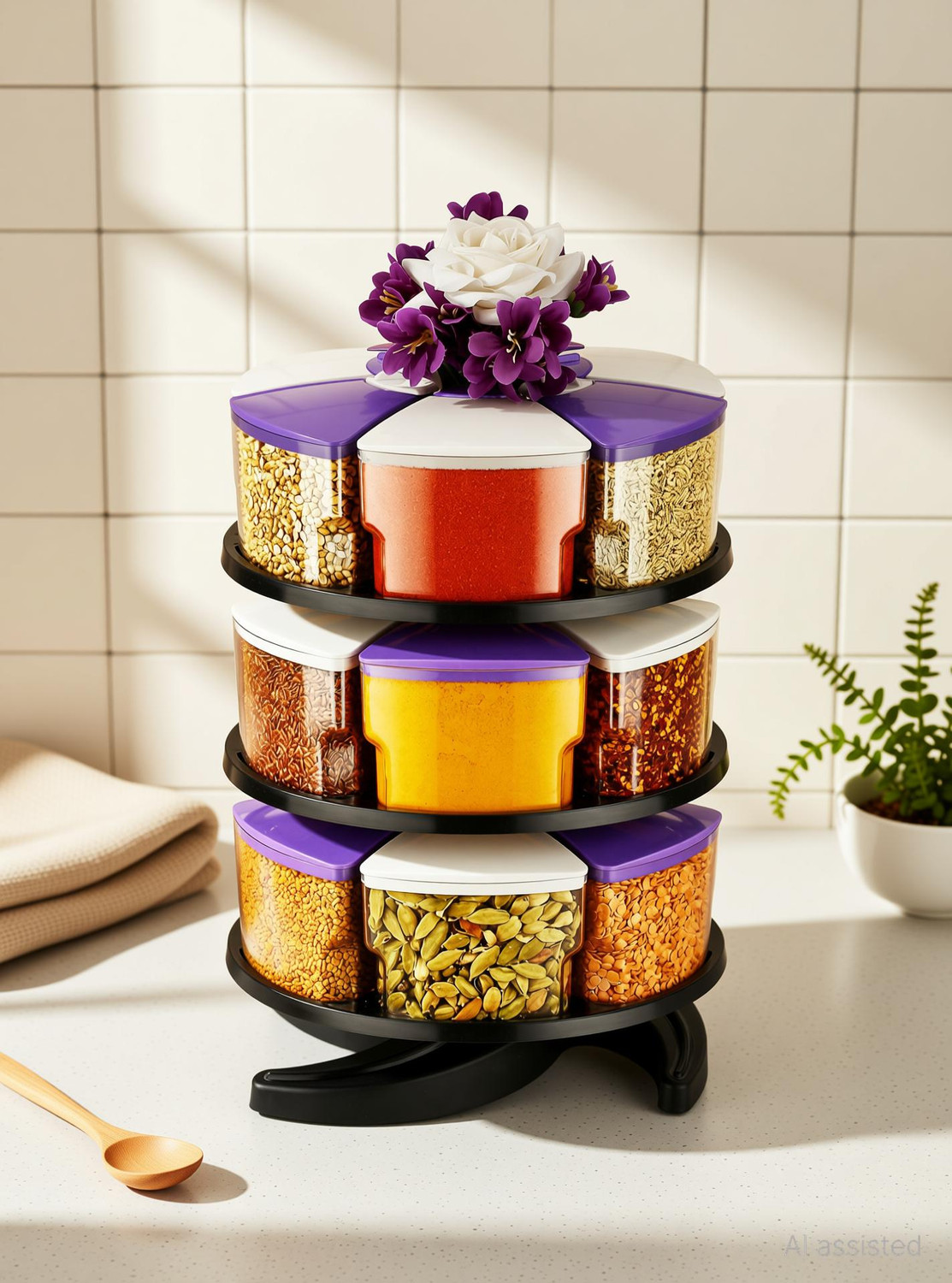 Image of AMBIOUS Glass Grocery Container - 300 ml