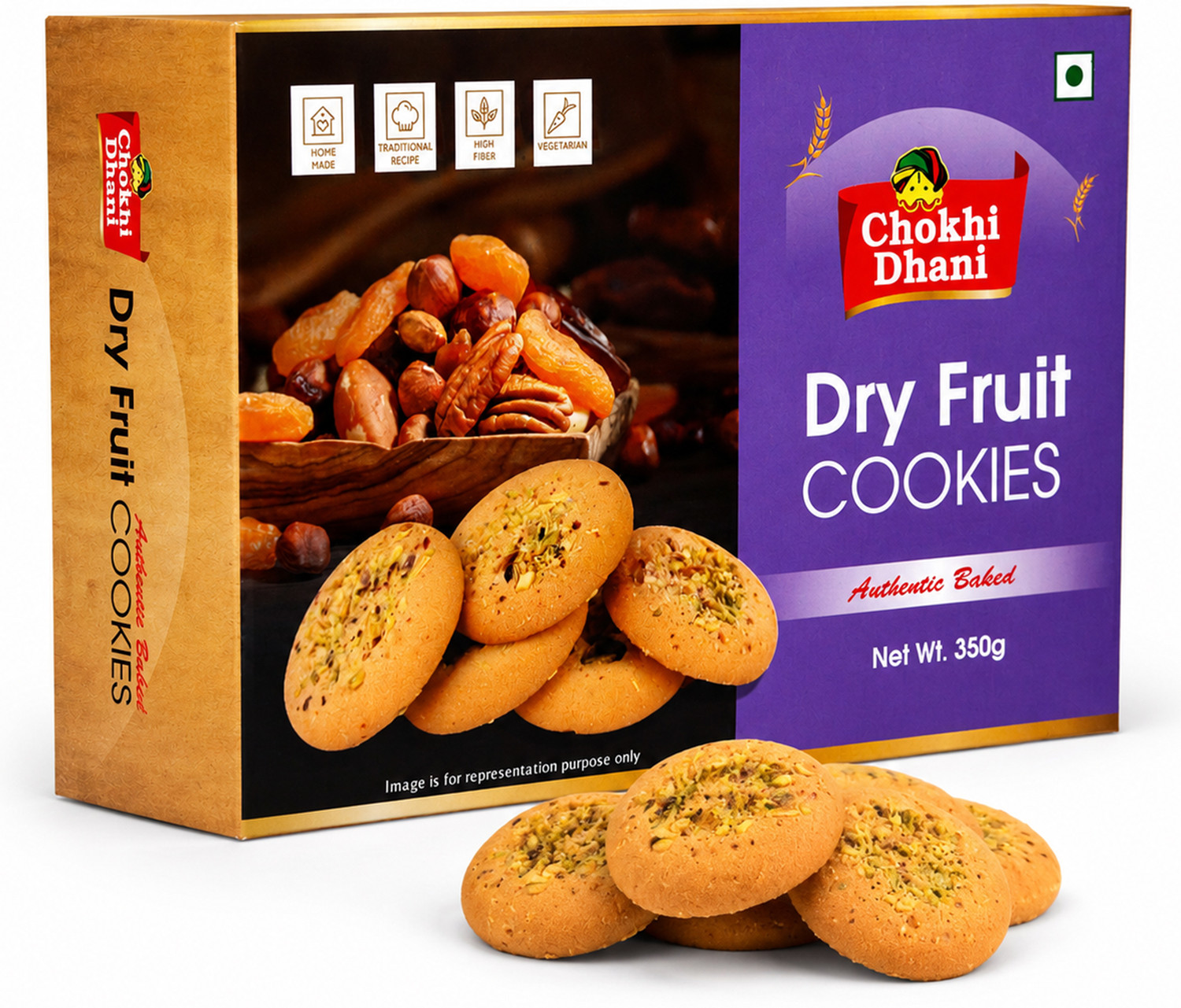 Image of Chokhi Dhani Dry Fruit Cookies Cookies