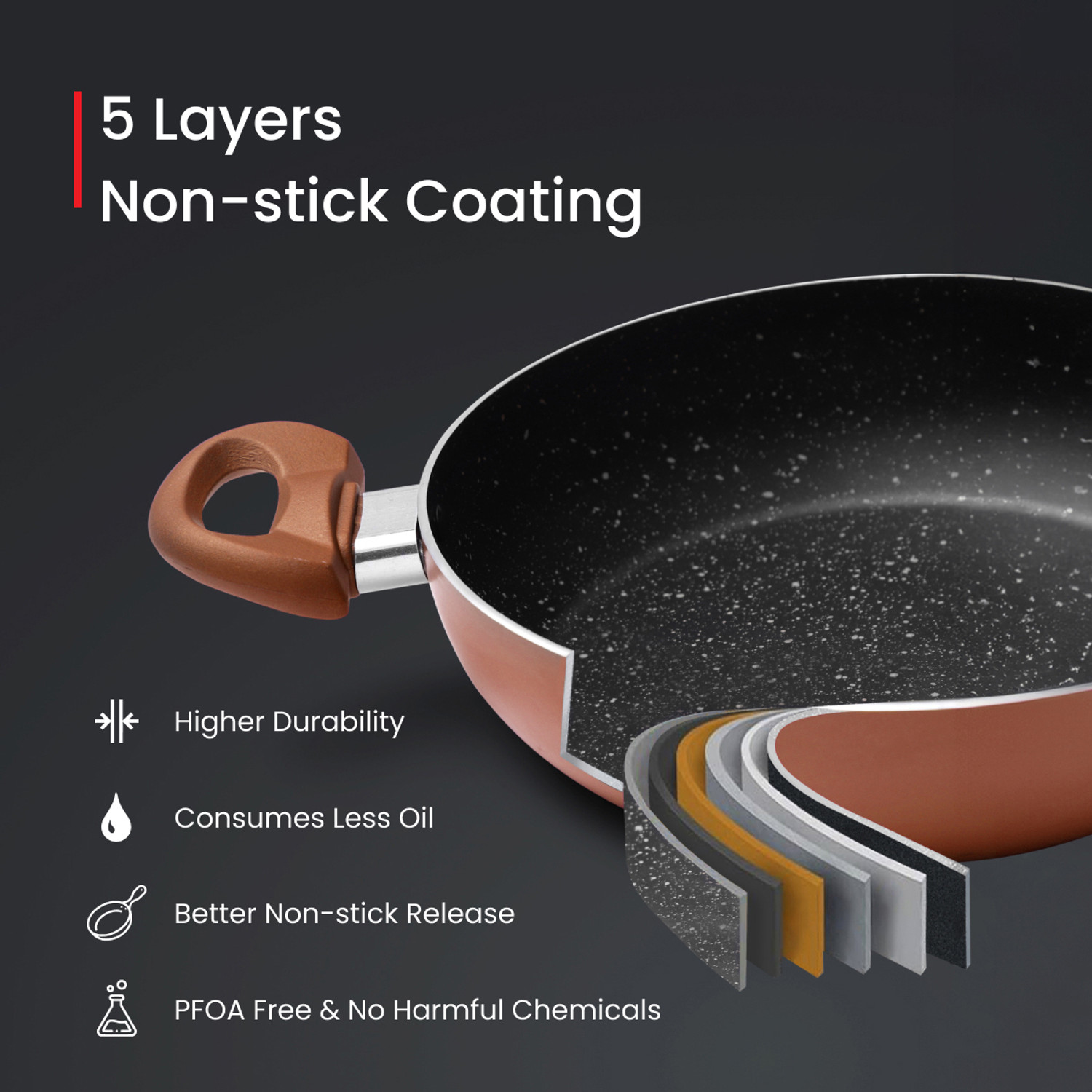 Image of Prestige Festival Pack - Build Your Kitchen Induction Bottom Non-Stick Coated Cookware Set